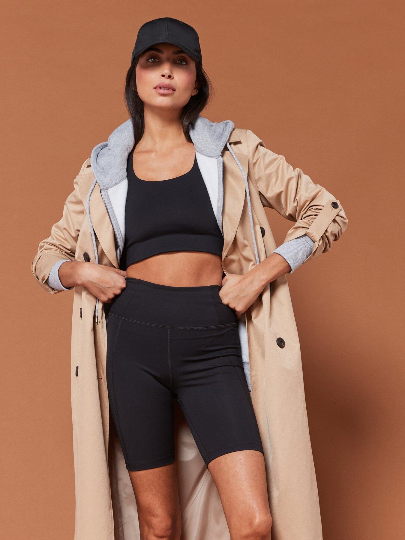 Girlfriend Collective Women's Training Compressive High-Rise Bike Shorts - Black