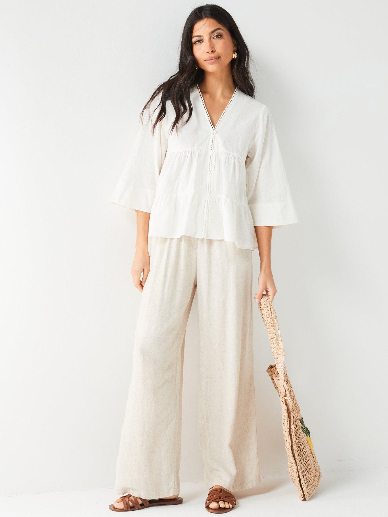 v-by-very-34-button-through-linen-tiered-blousedetail