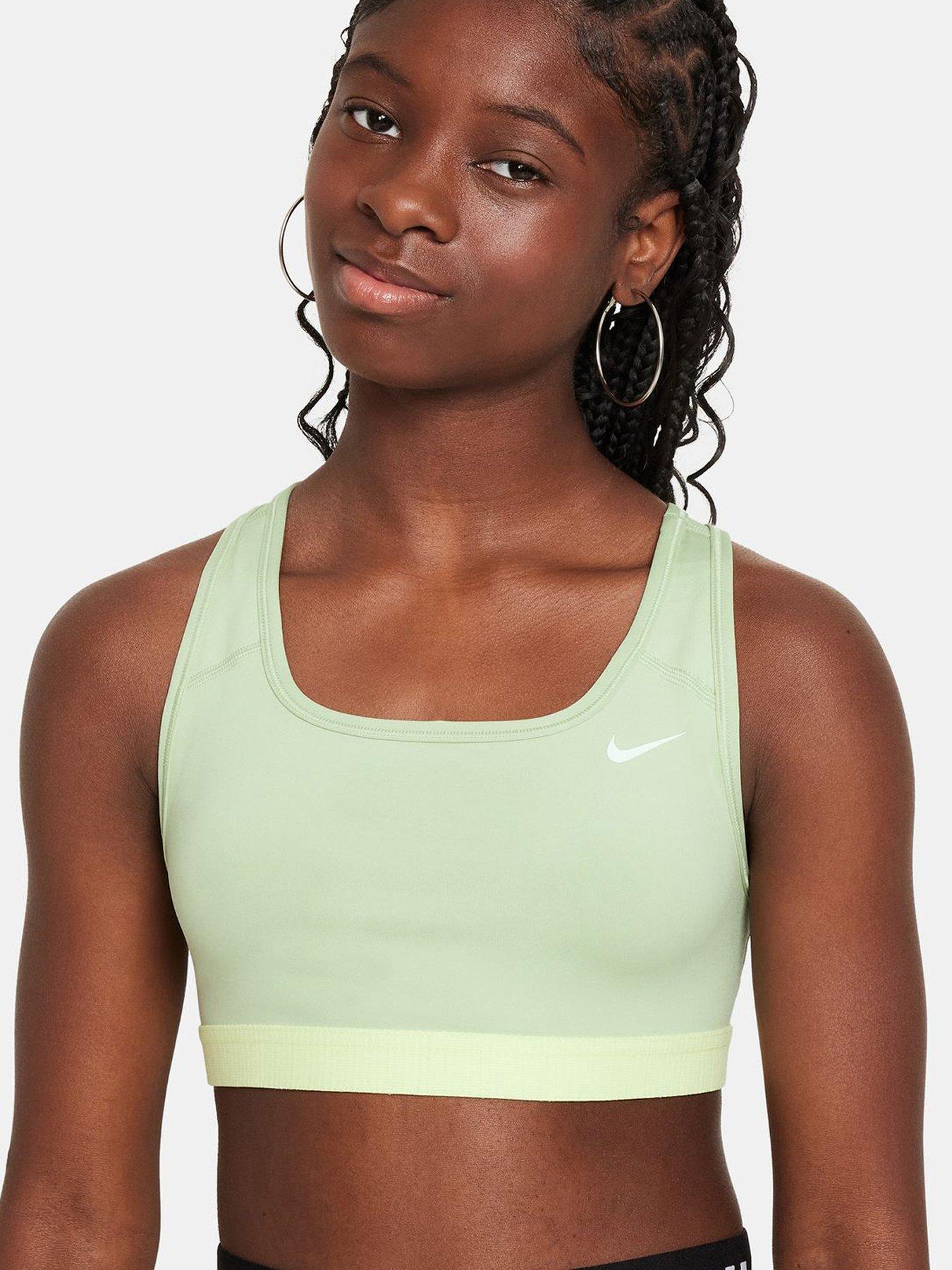 White Nike Dri Fit Alate All U Big Kids (girls) Sports Bra - Get The Label