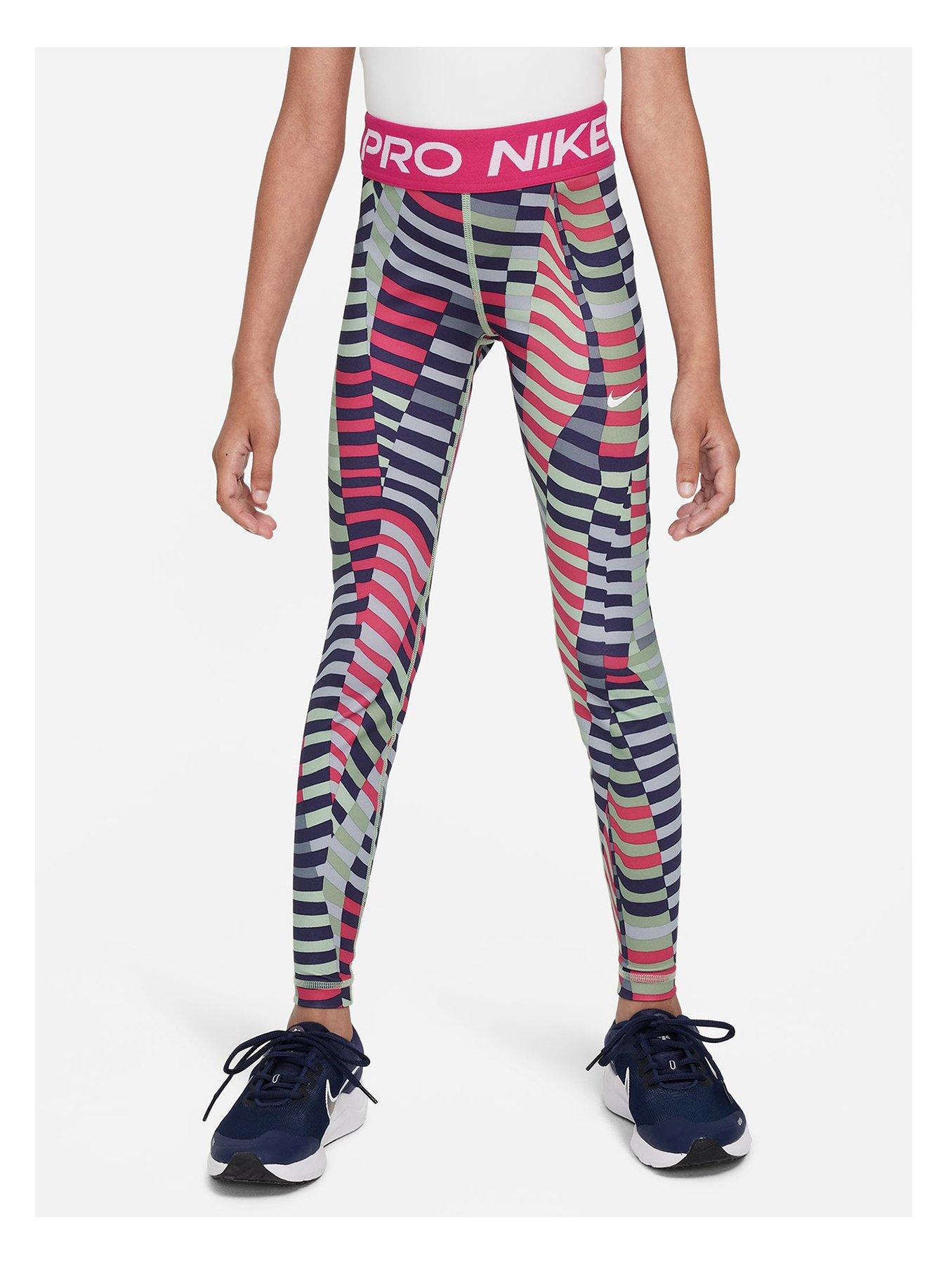 Nike Older Girls Nike Pro Leggings - Pink