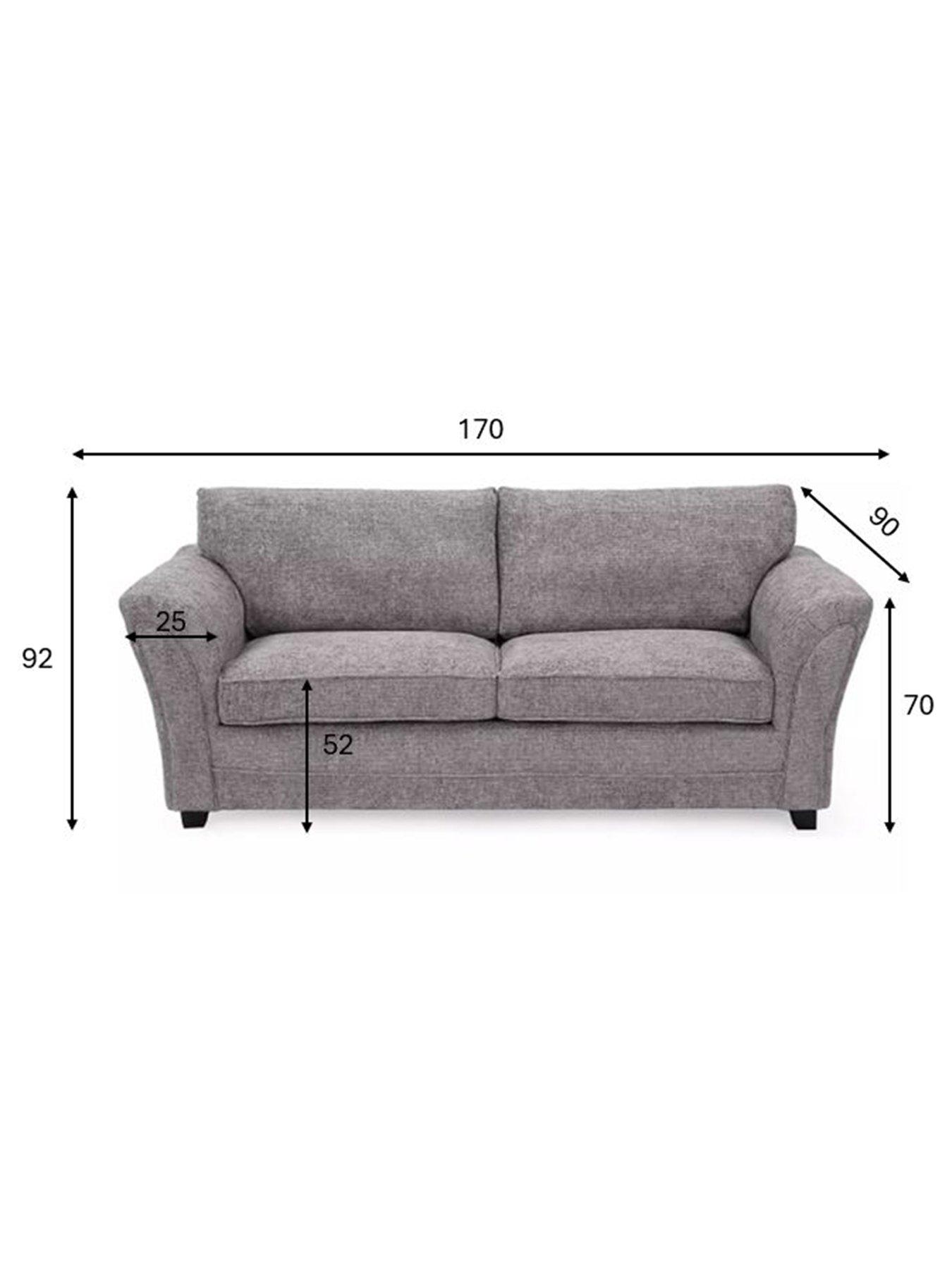 Image 6 of 7 of The Very Collection Dury Chunky Weave 2 Seater Standard Back Sofa - FSC&reg; Certified