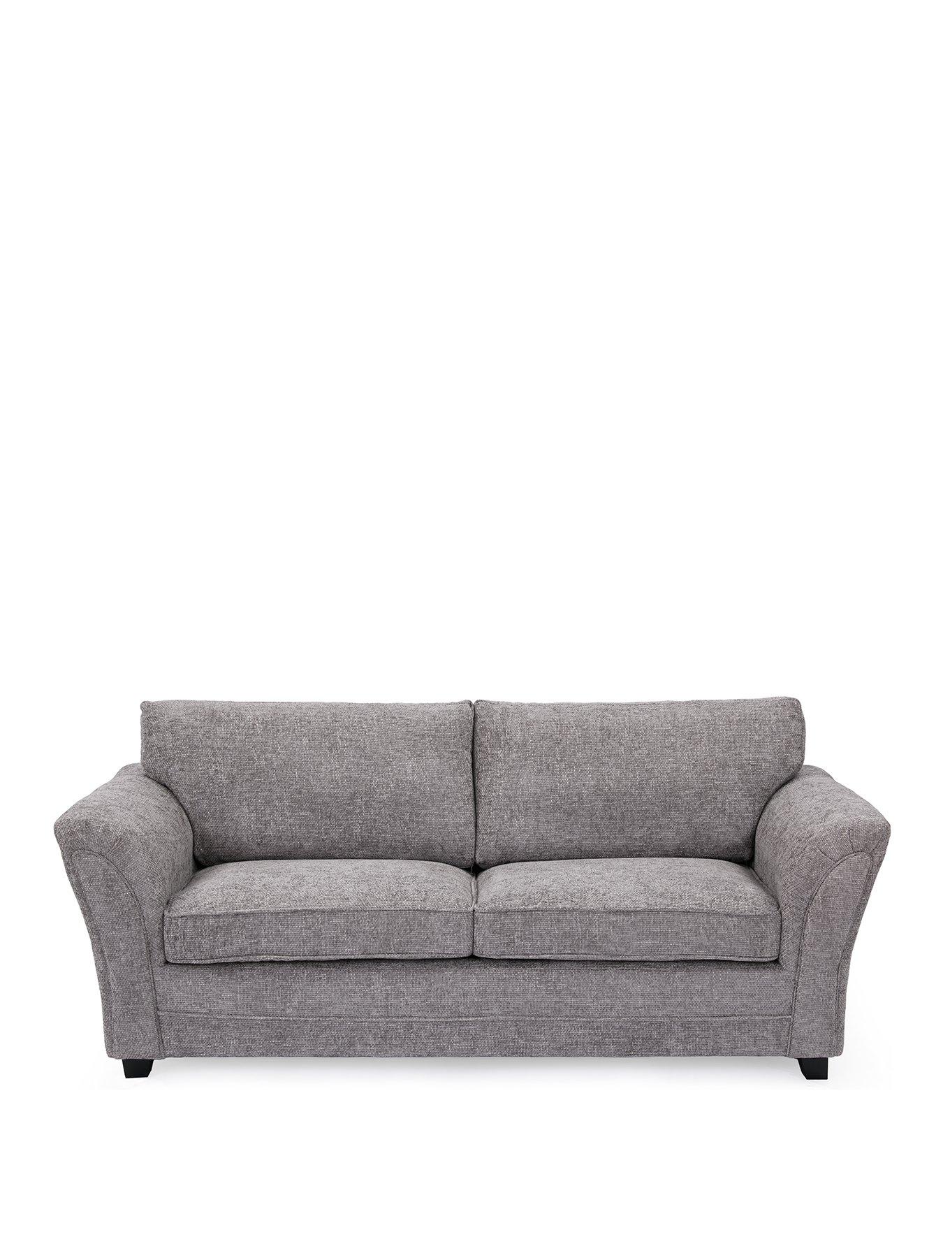 very-home-dury-chunky-weave-3-seater-standard-back-sofa-greynbsp--fscreg-certifiedstillFront