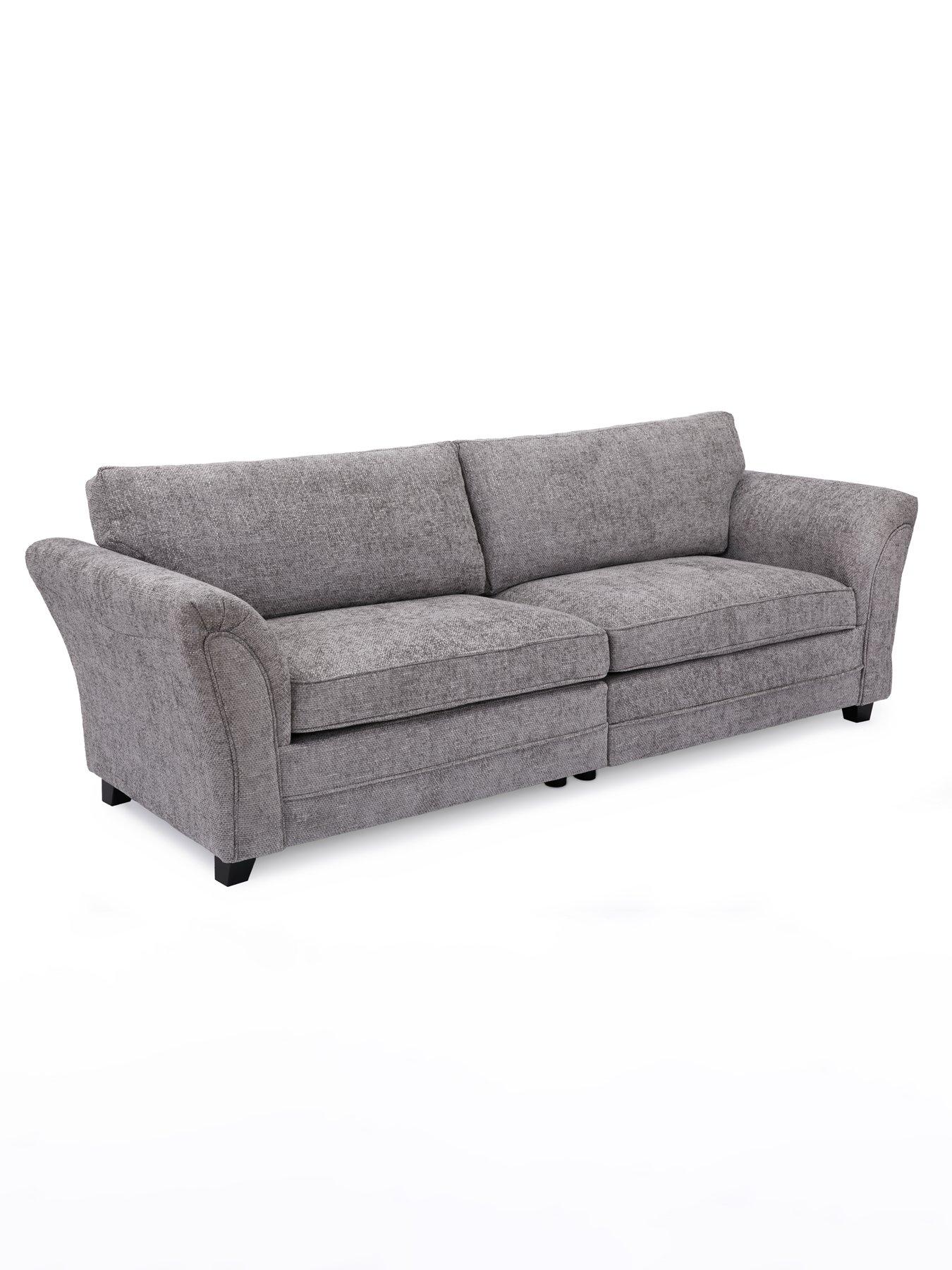 Image 3 of 7 of The Very Collection Dury Chunky Weave 4 Seater Standard Back Sofa -&nbsp;FSC&reg; Certified