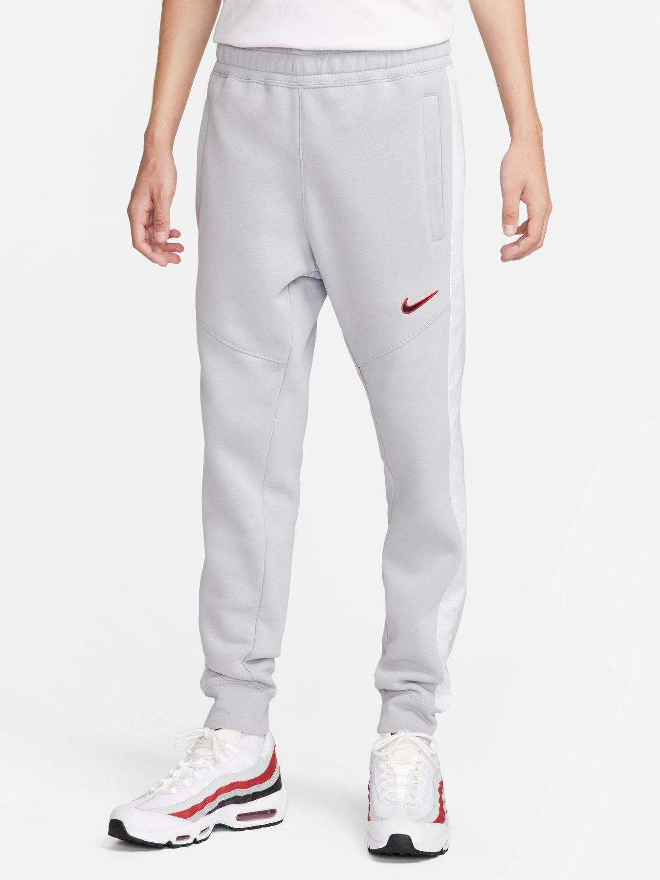 Mens white nike joggers sale