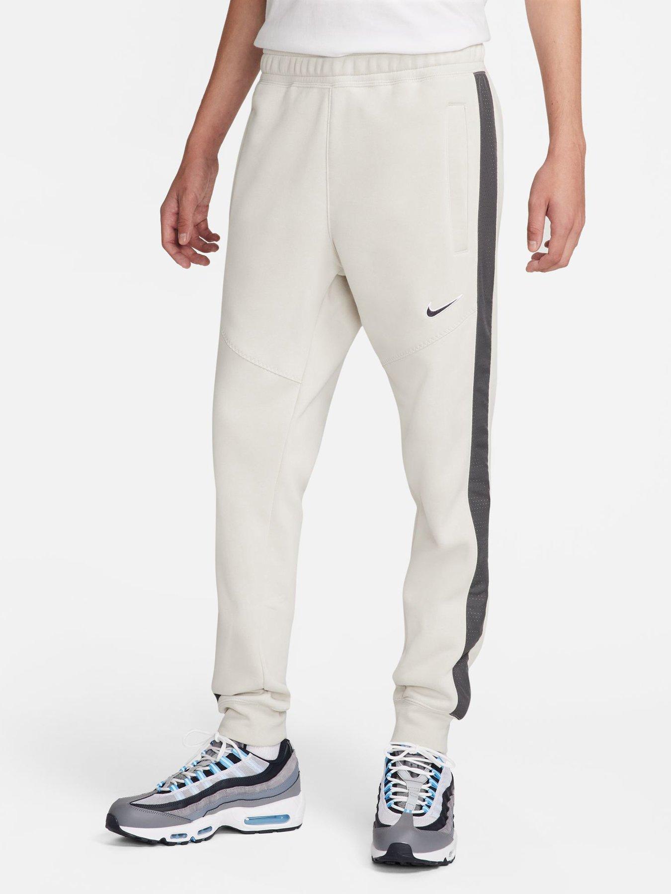 Nike white joggers men's cheap