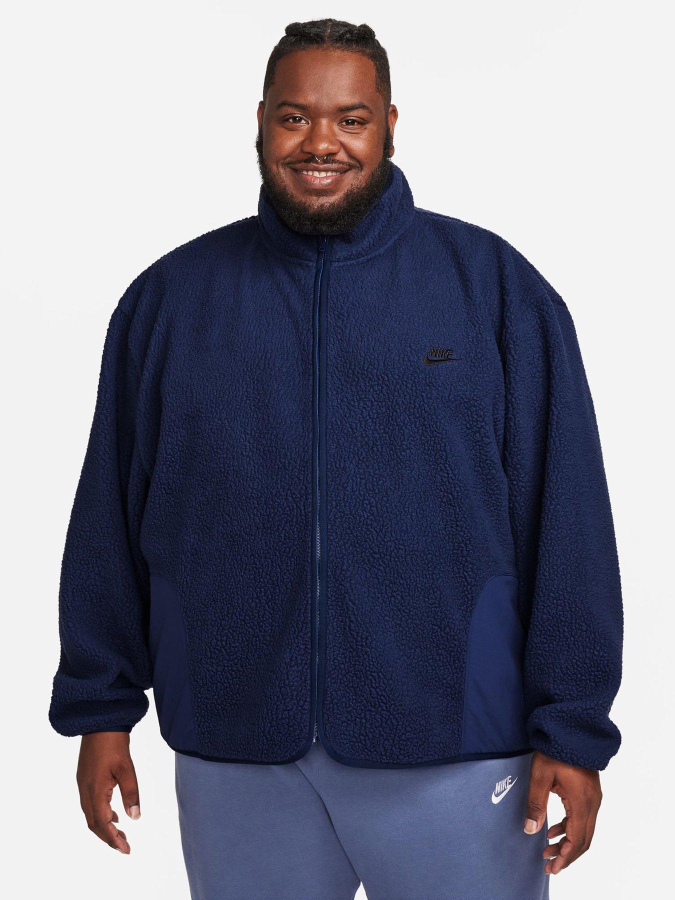 Navy blue and white cheap nike jacket