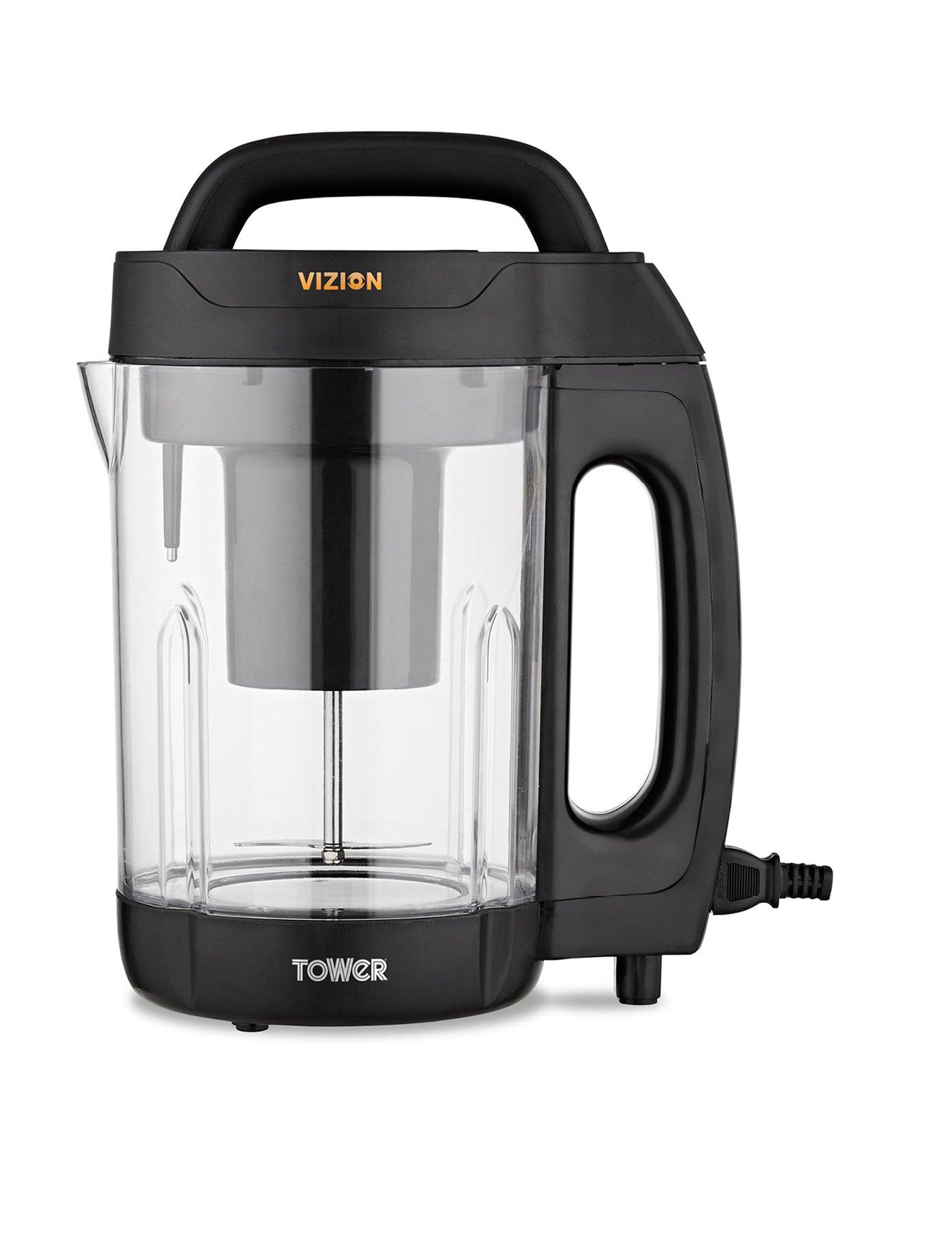 Image 1 of 7 of Tower Tower T12067 1000W Vizion 1.6L Soup Maker with Transparent Body
