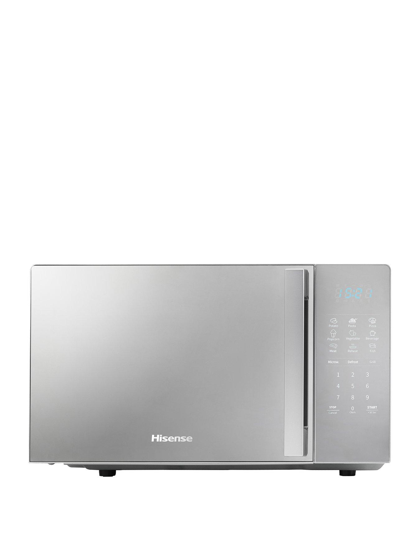 Image of Hisense Hisense 20 Litre Microwave Mirror Look- Silver