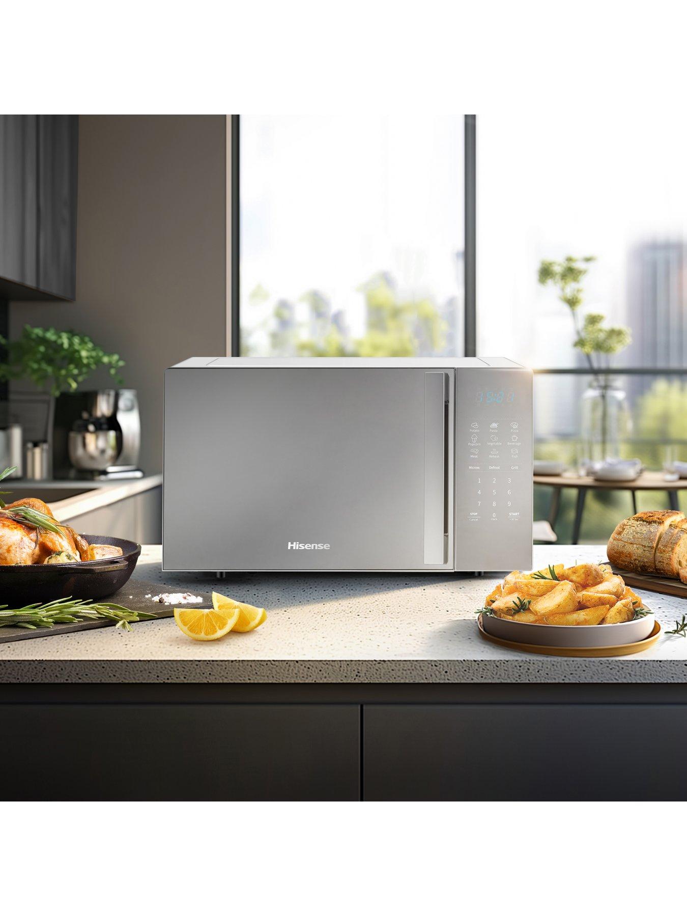 Image 6 of 6 of Hisense Hisense 20 Litre Microwave Mirror Look- Silver