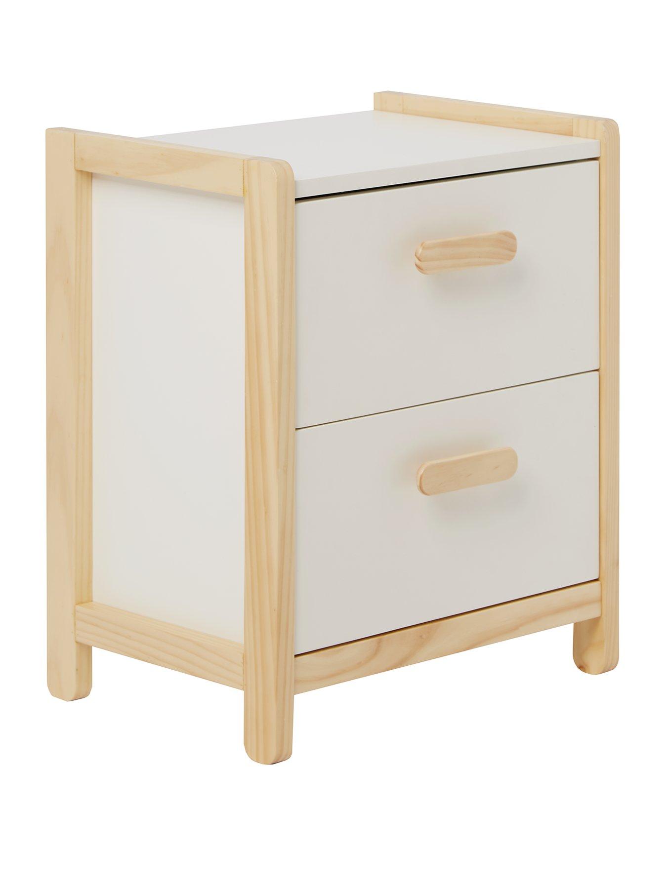 Image 3 of 7 of Very Home Pixie Solid Pine Bedside Chest - White -&nbsp;FSC&reg;&nbsp;Certified