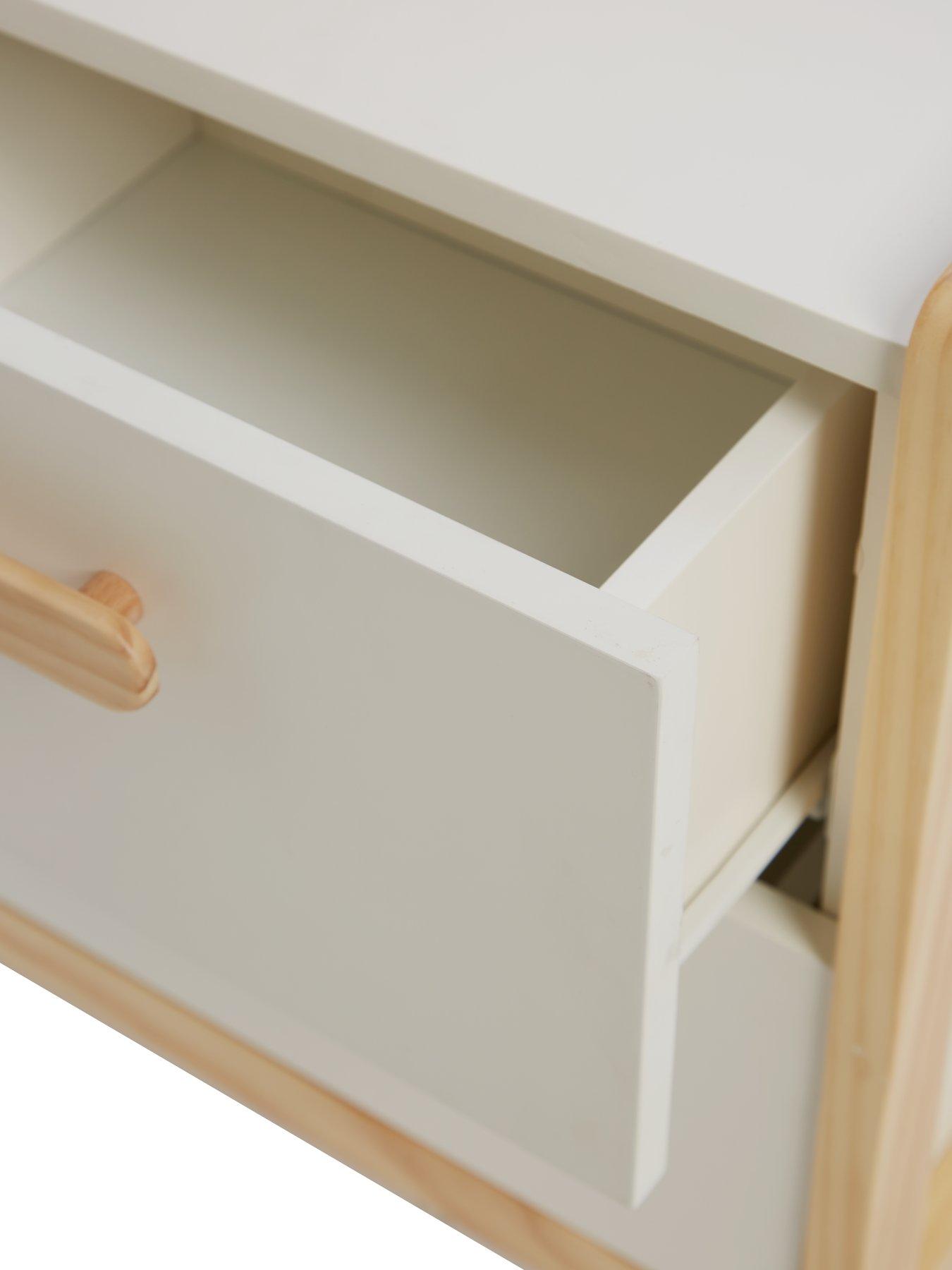 Image 5 of 7 of Very Home Pixie Solid Pine Bedside Chest - White -&nbsp;FSC&reg;&nbsp;Certified