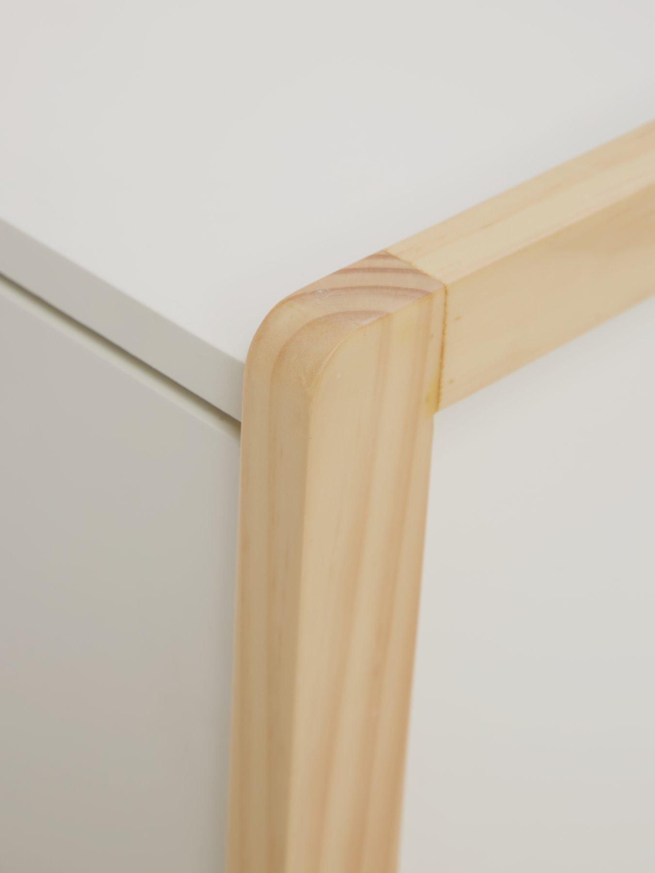 Image 6 of 7 of Very Home Pixie Solid Pine Bedside Chest - White -&nbsp;FSC&reg;&nbsp;Certified