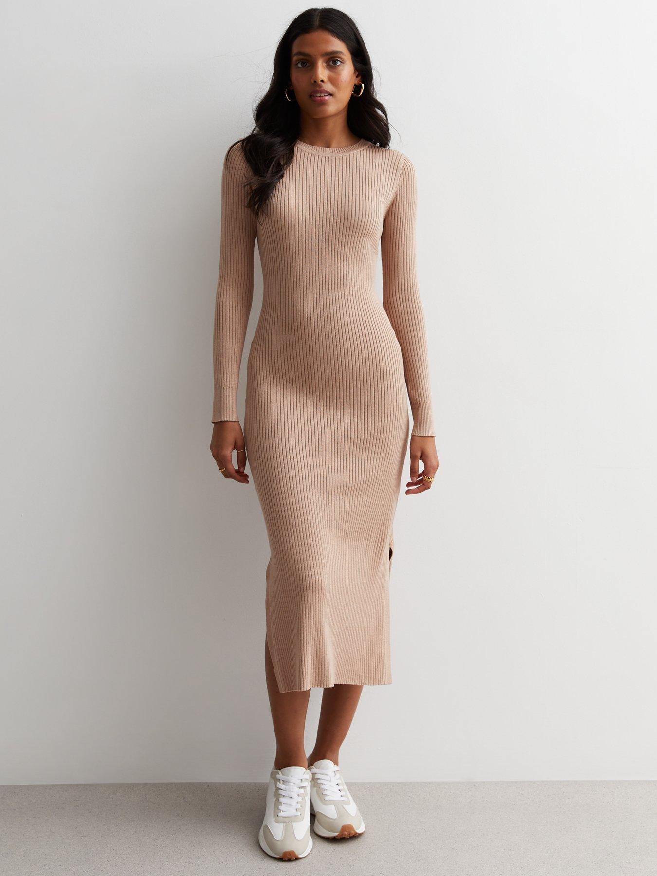 Camel store sheath dress