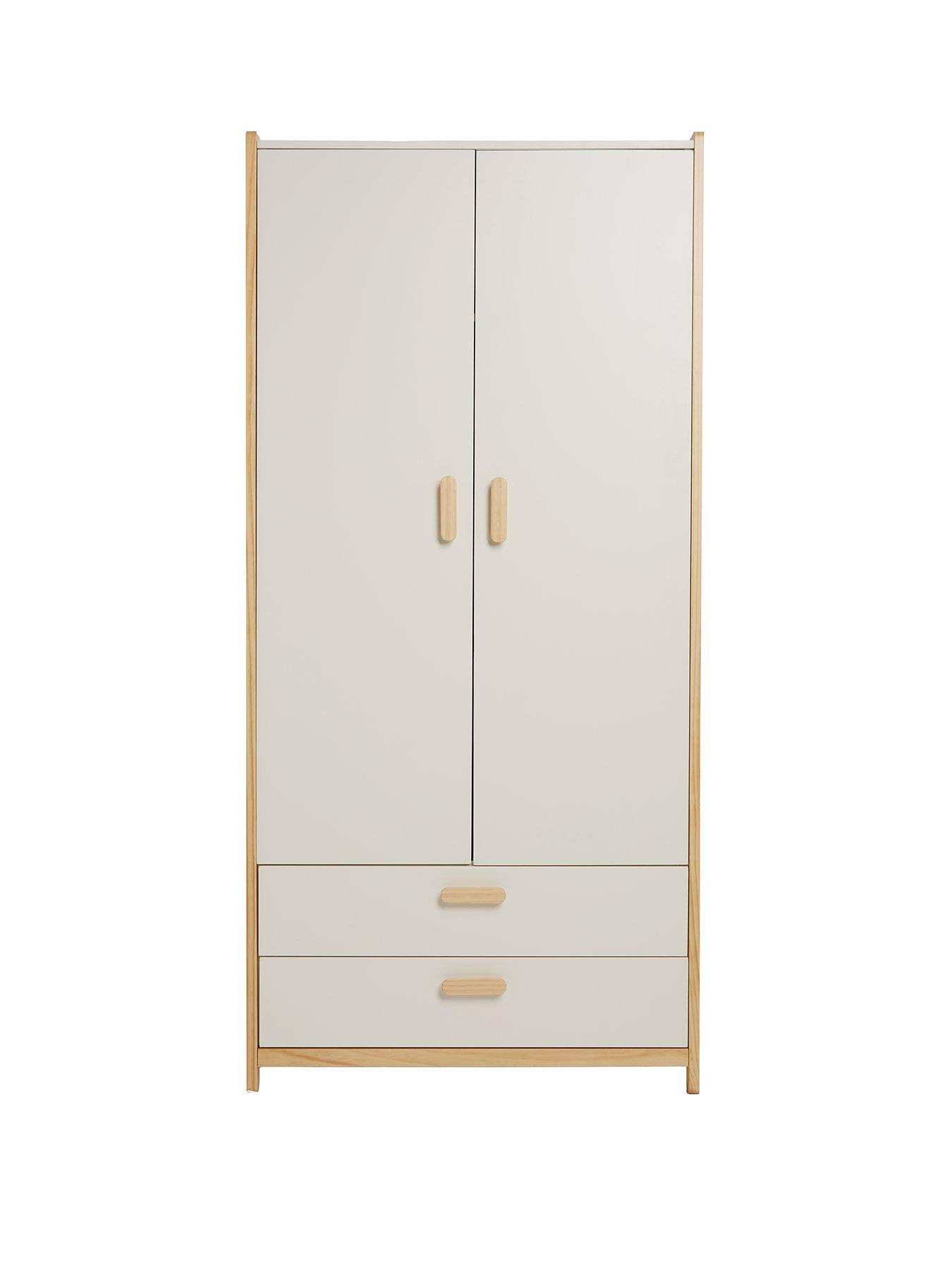 very-home-pixie-solid-pinenbsp2-door-wardrobe-white-fscreg-certifiedstillFront