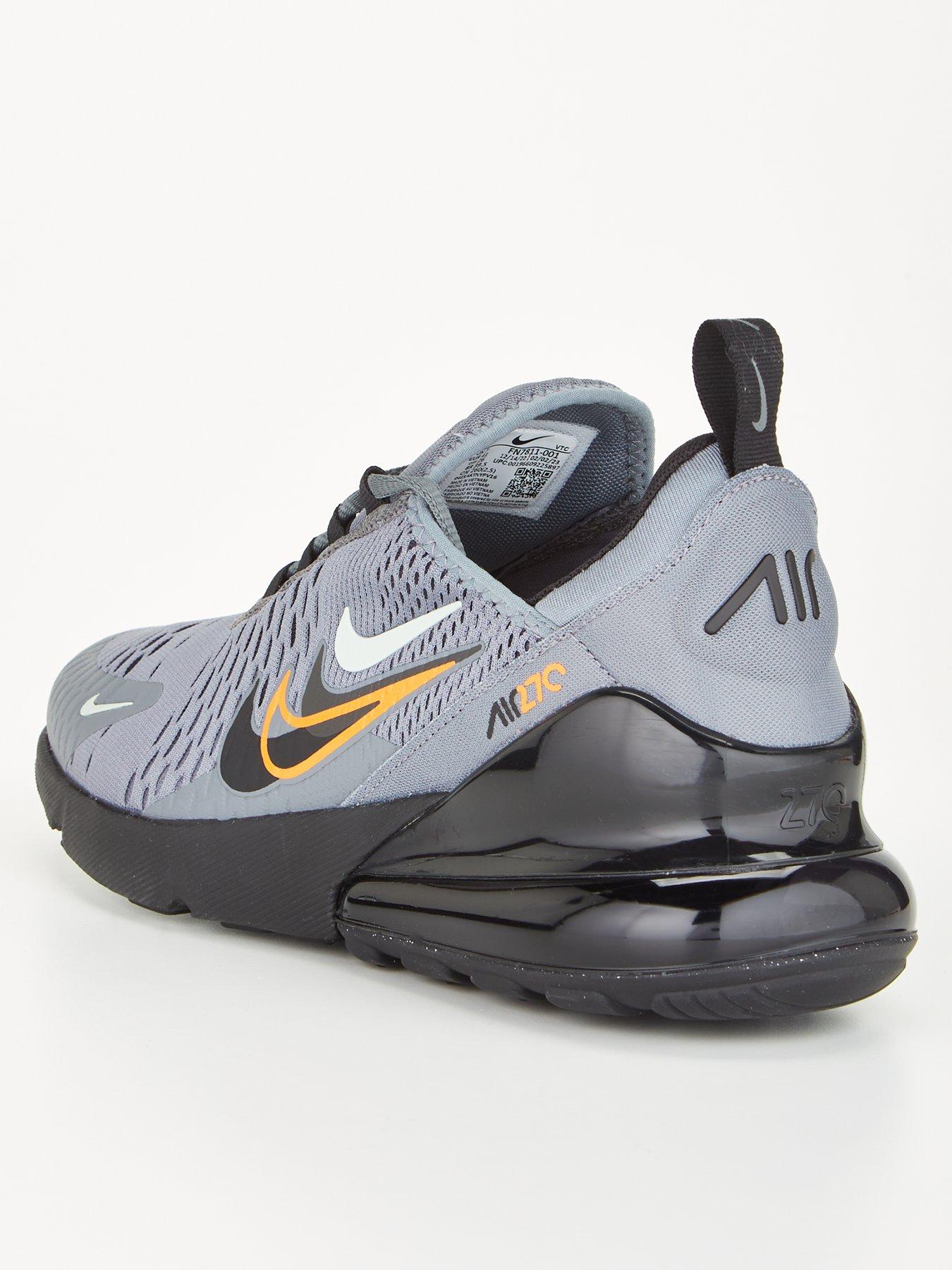 Grey and clearance black nike 270