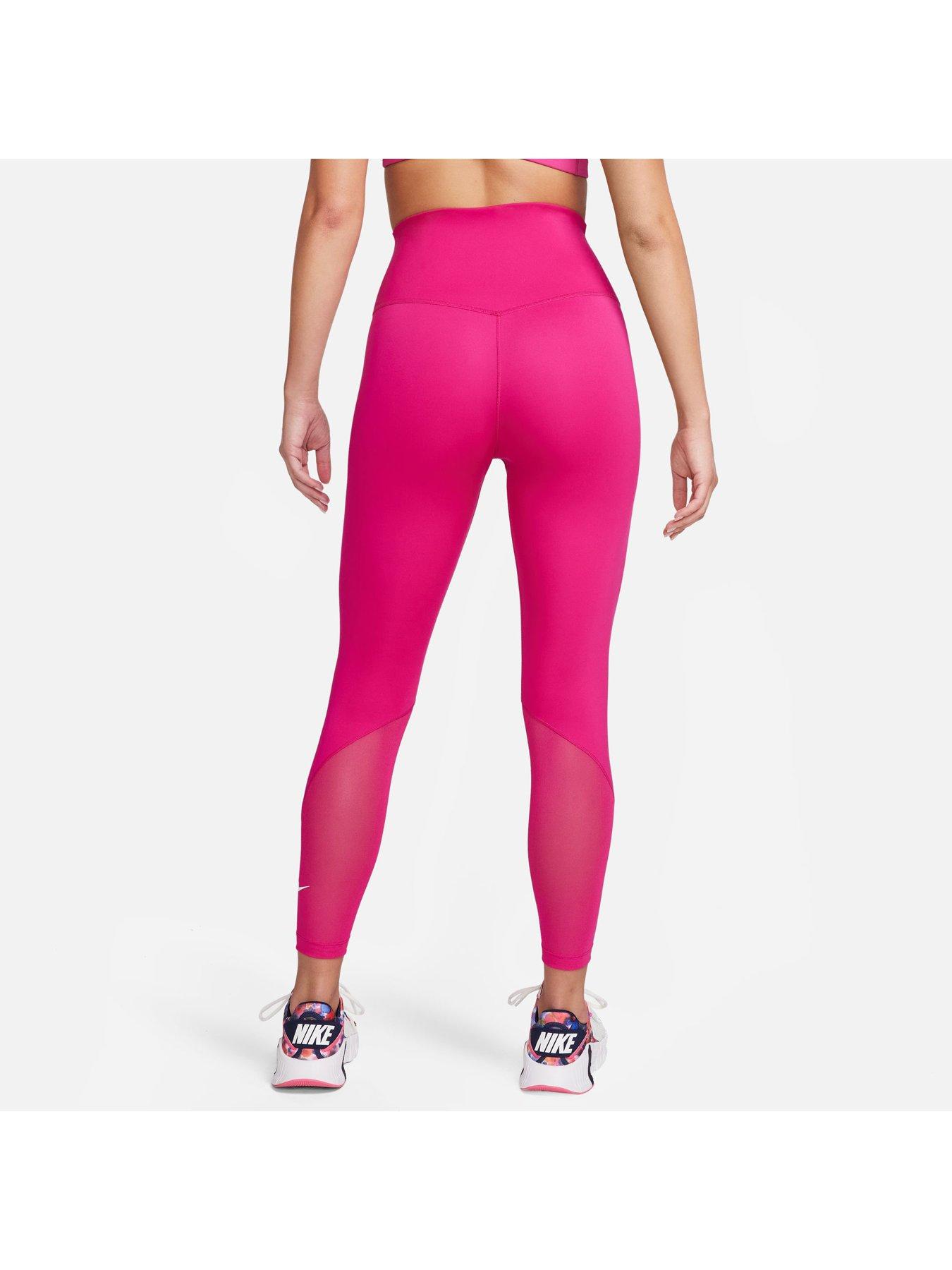 Nike Yoga Dri-FIT high rise 7/8 leggings in hot pink