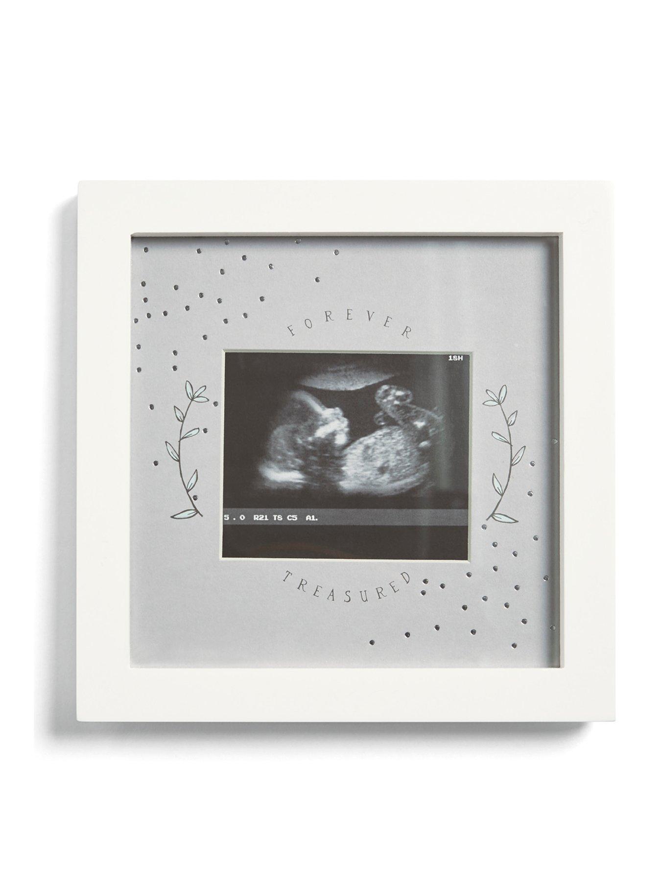 Mamas & Papas Baby Scan Photo Frame White - Forever Treasured