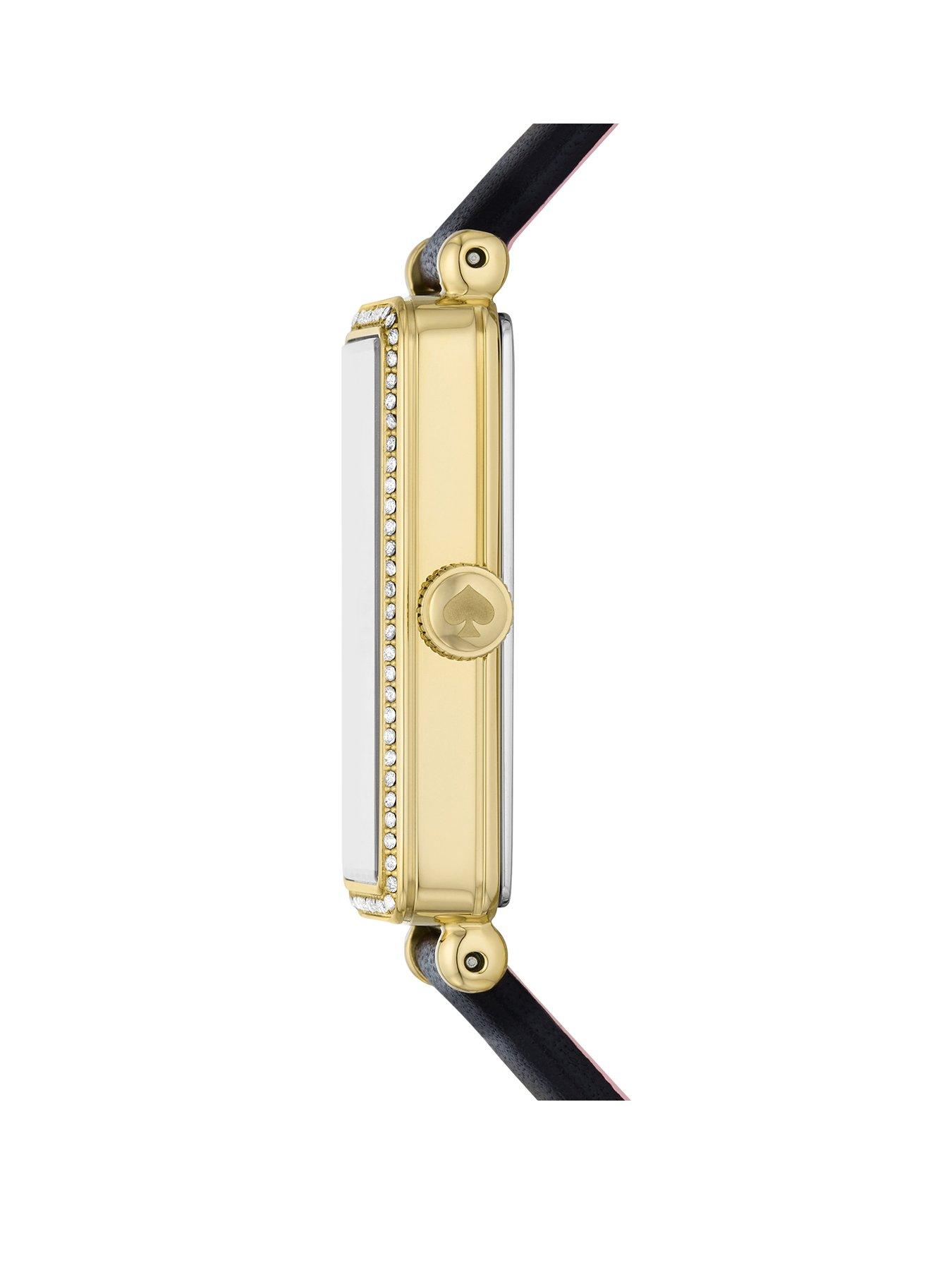 kate-spade-new-york-rosedale-black-leather-watchstillFront