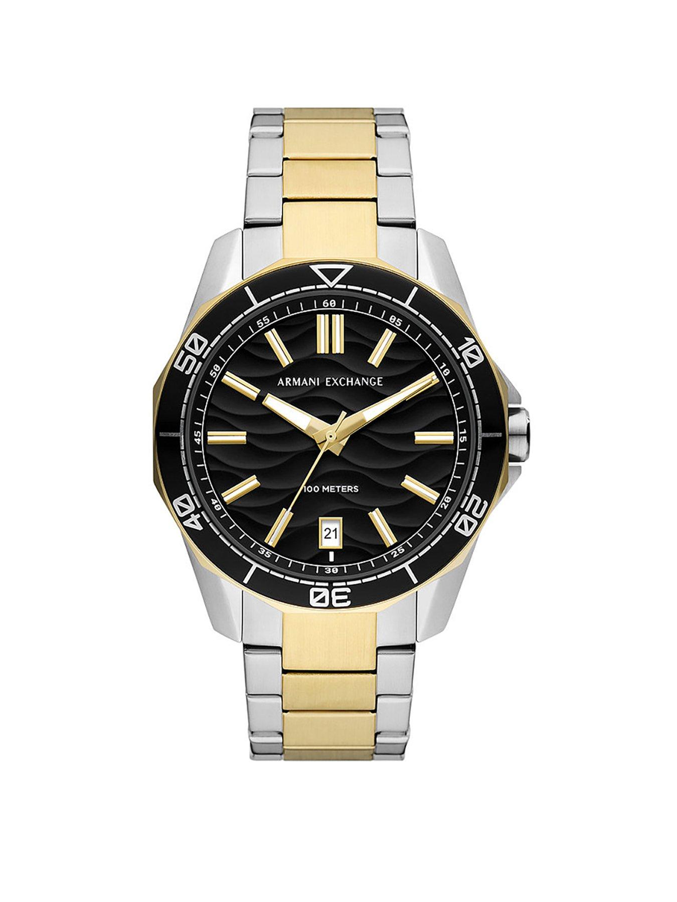 armani-exchange-armani-exchange-three-hand-date-two-tone-stainless-steel-watchfront