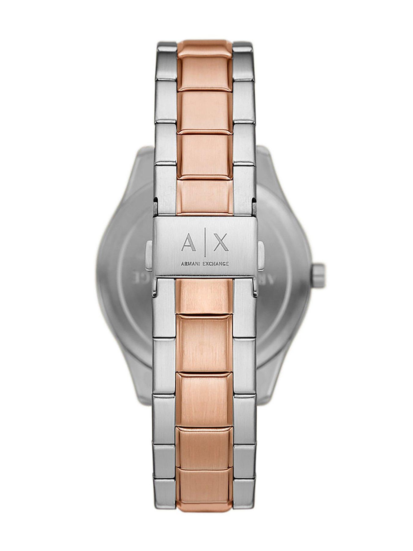 armani-exchange-armani-exchange-multifunction-two-tone-stainless-steel-watchoutfit