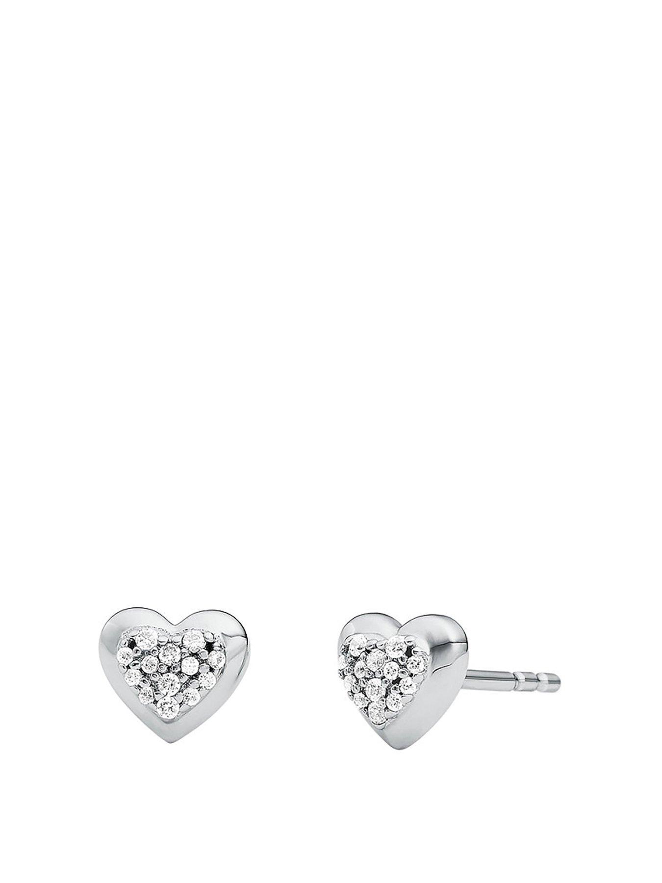 Heart michael sales kors earrings