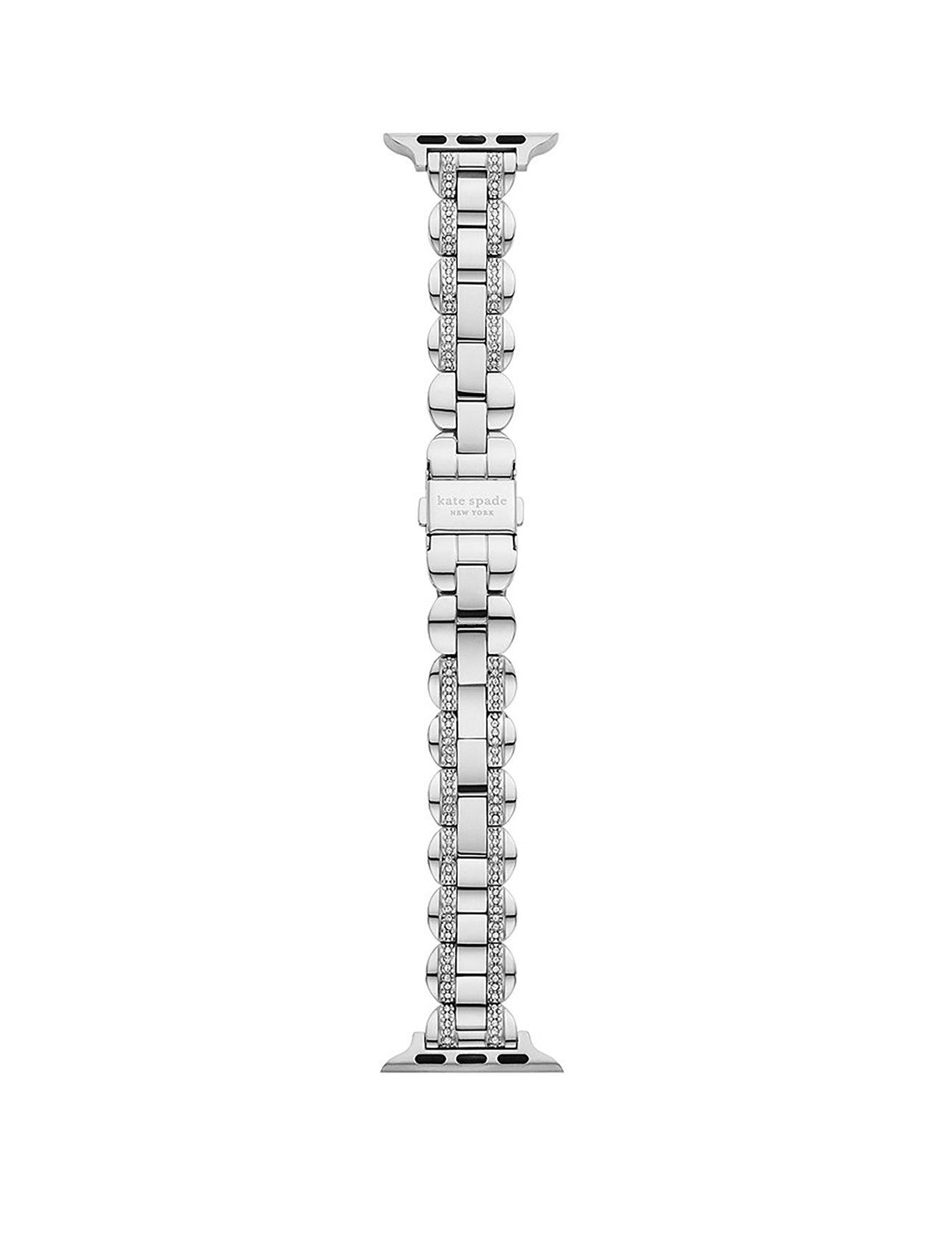 Image 1 of 6 of Kate Spade New York Silver Apple Watch&nbsp;Strap