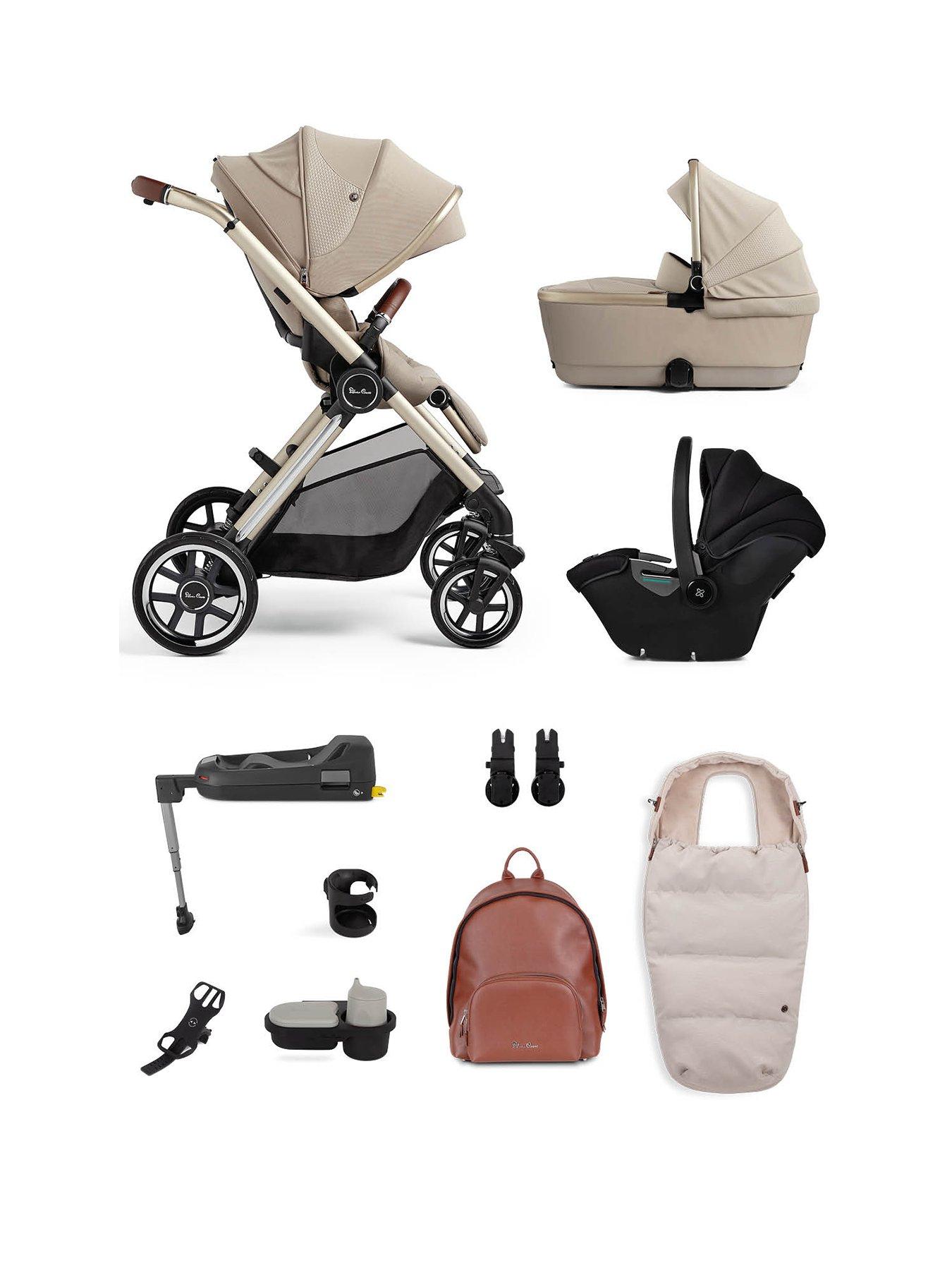 Travel system with shop adjustable handle height