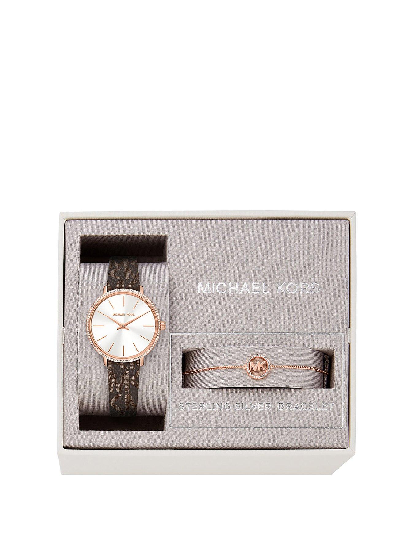 Michael kors watch shop and bangle set