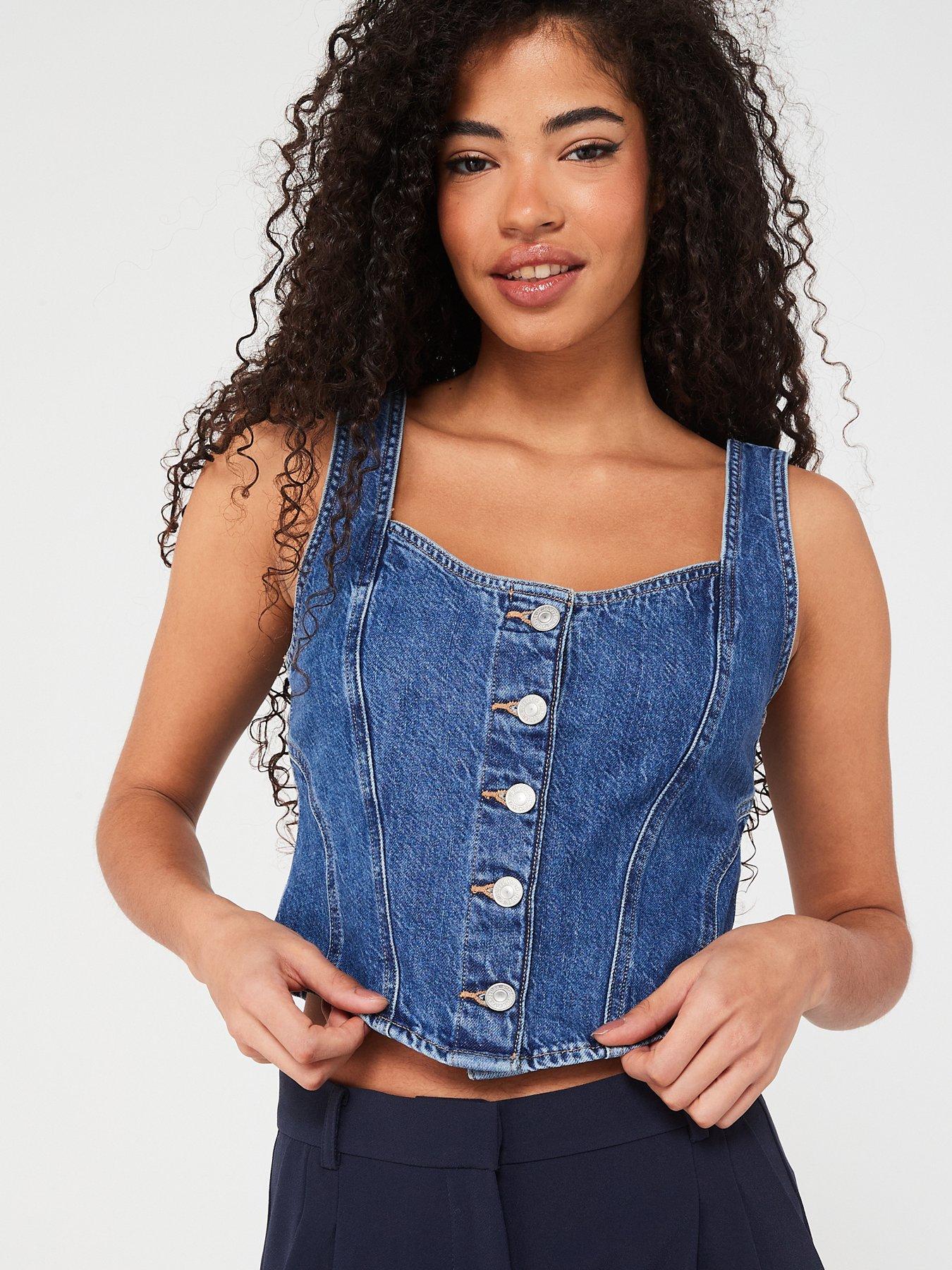 levis-alani-denim-corset-top-hold-my-purse-2outfit