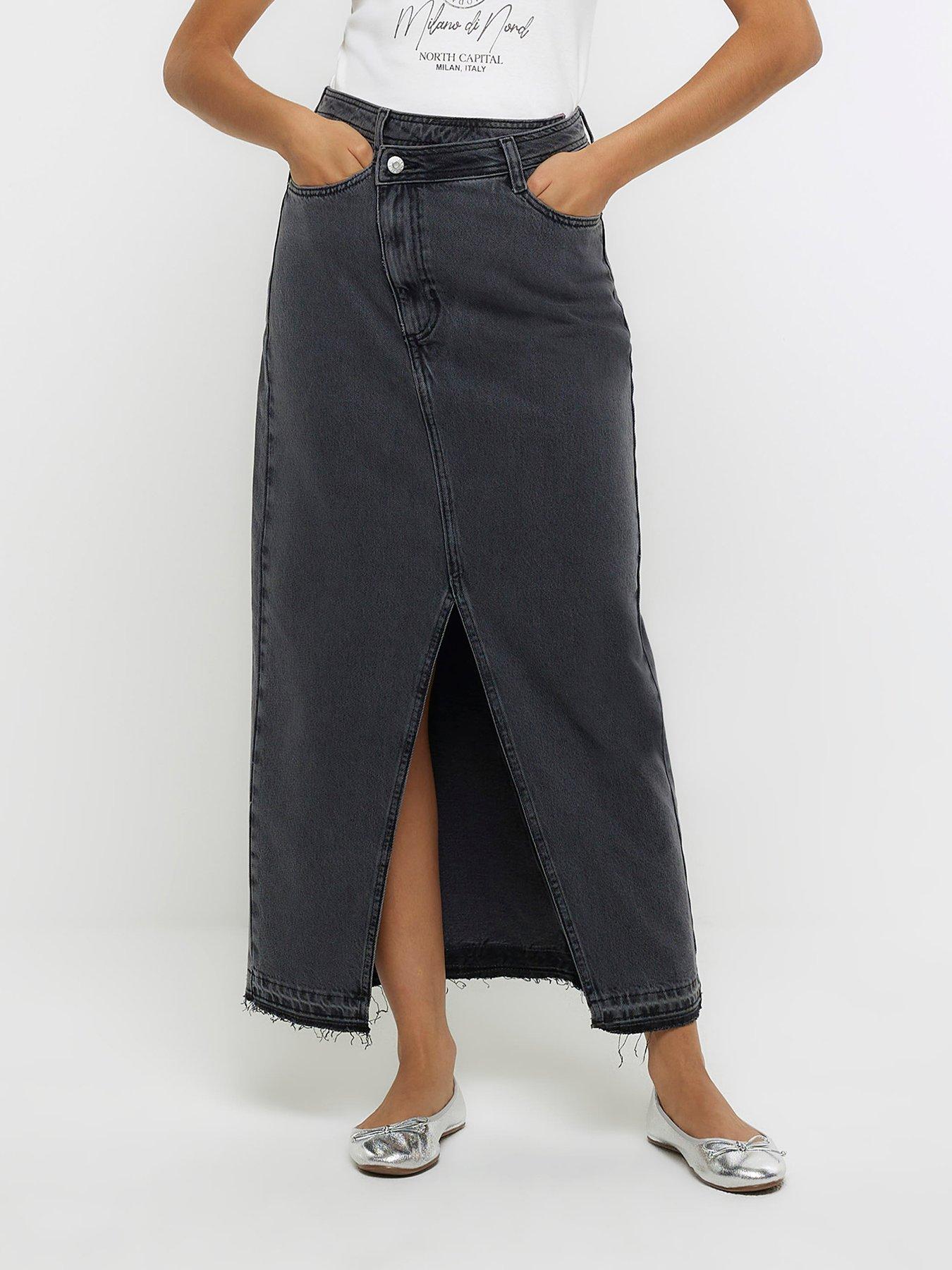 river-island-asymmetric-waist-denim-maxi-skirt-grey