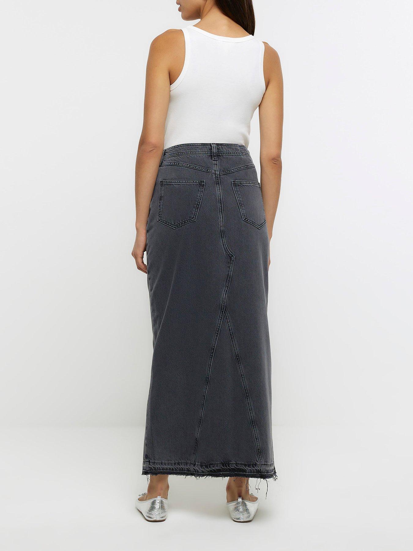 river-island-asymmetric-waist-denim-maxi-skirt-greystillFront