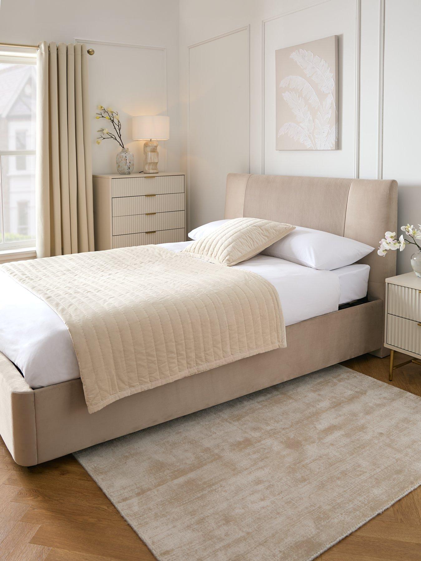 Very Home Serenity End Lift Up Storage Ottoman Bed with Mattress Options (Buy  &  SAVE!)