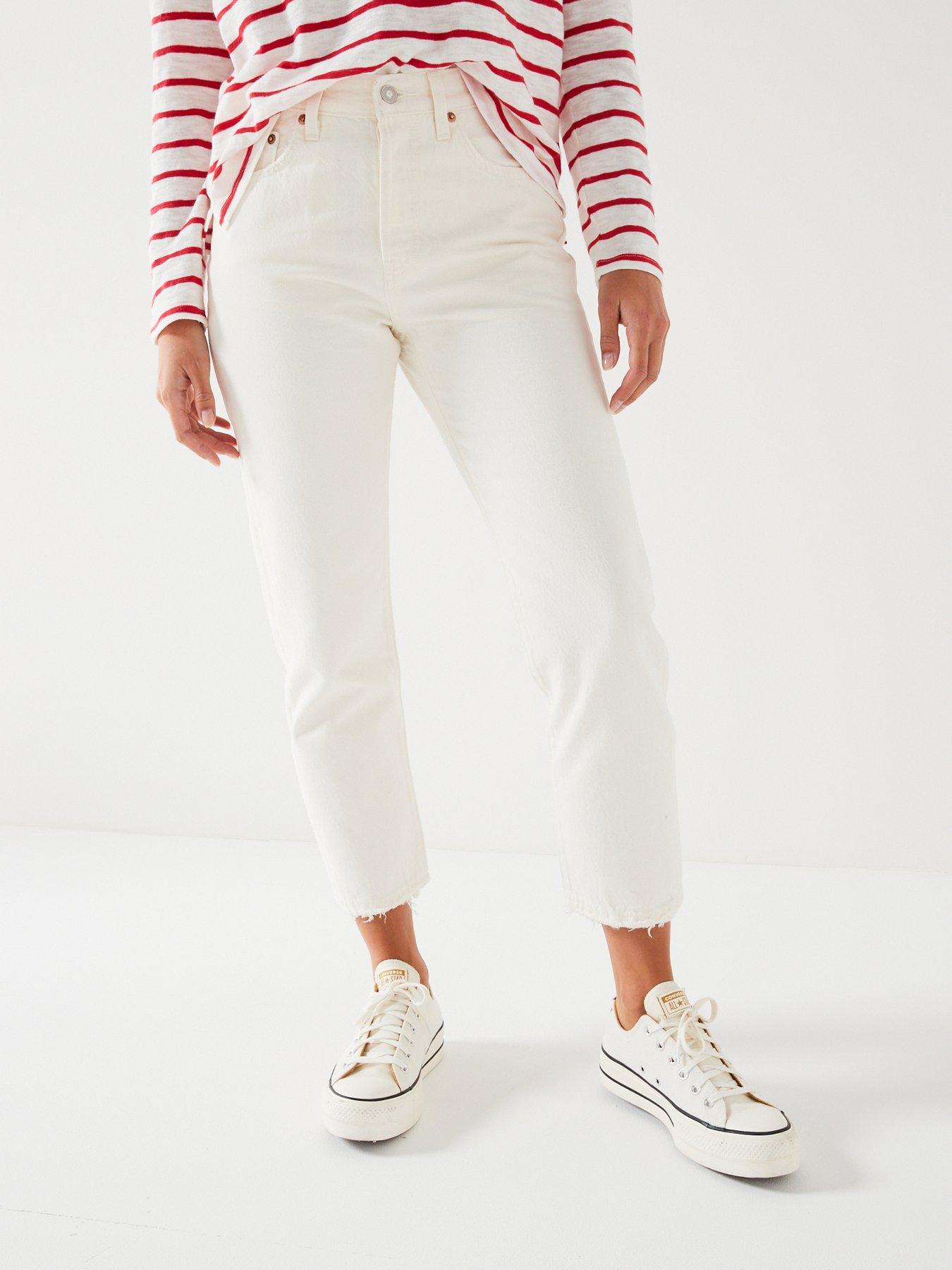 Cropped Jeans White Levis 501 Womens 501® Original Cropped Women's