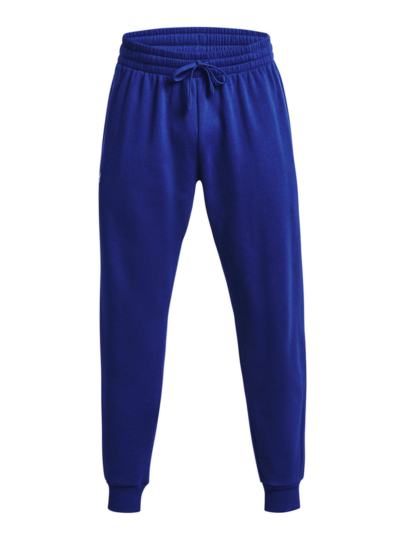 under-armour-mens-training-rival-fleece-joggers-bluefront