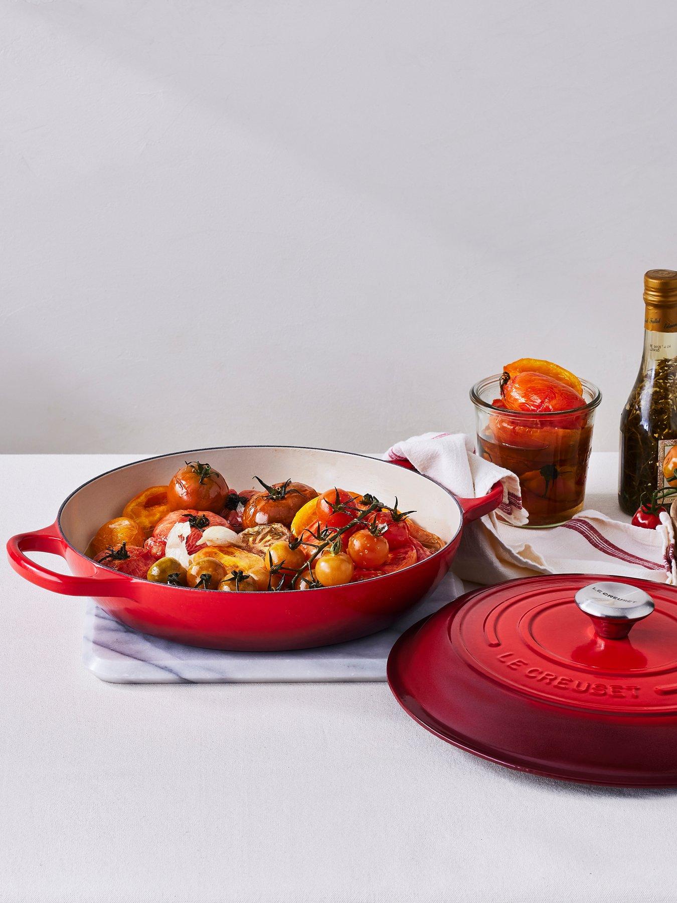 le-creuset-signature-30-cm-shallow-cast-iron-casserole-in-cerisestillFront