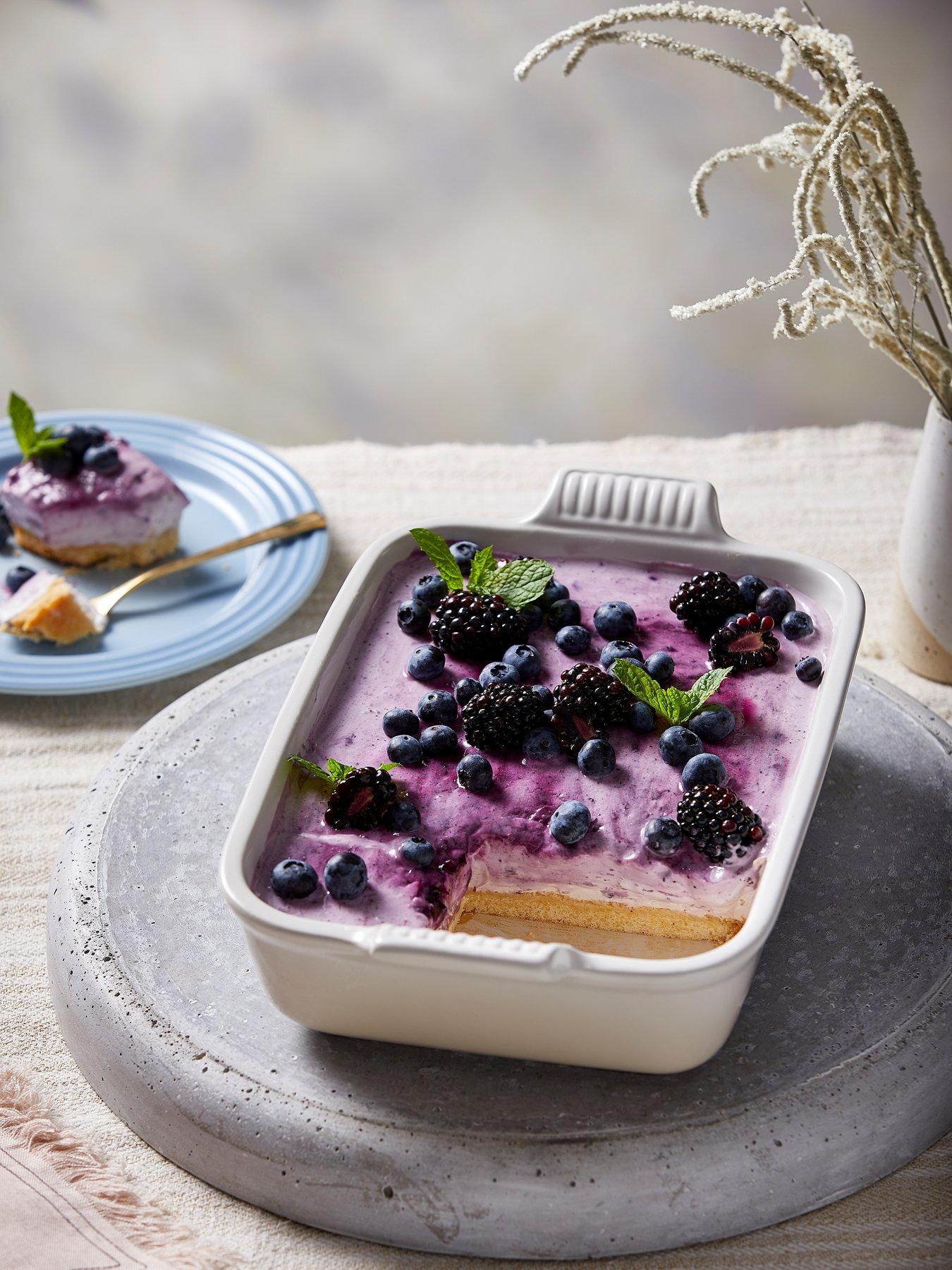 Le Creuset Heritage Stoneware 32 cm Large Rectangular Dish in Meringue