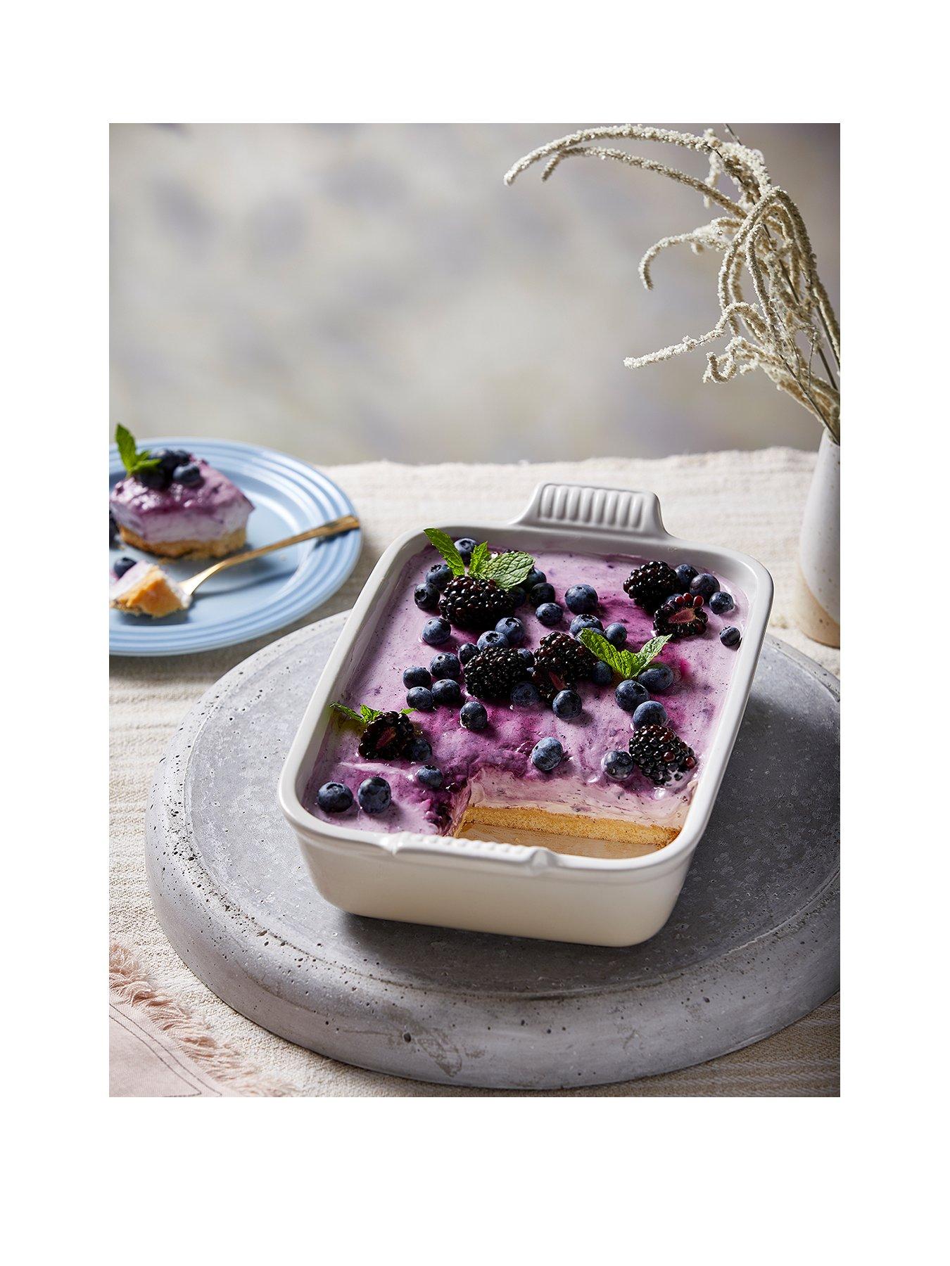 Le Creuset Heritage Stoneware 32 cm Large Rectangular Dish in Meringue