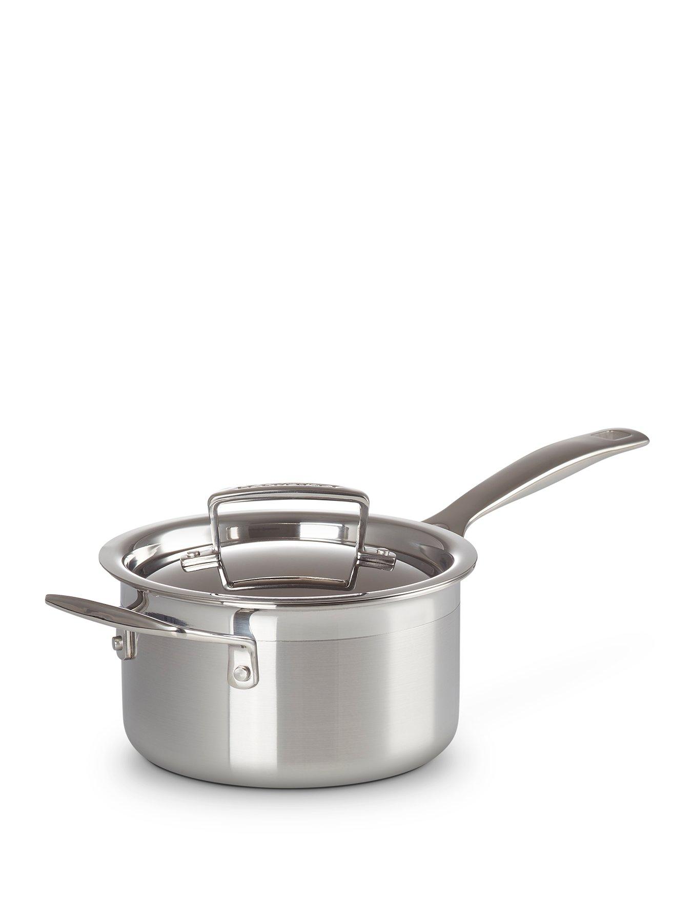 le-creuset-classic-3-ply-stainless-steel-saucepan-16cmstillFront