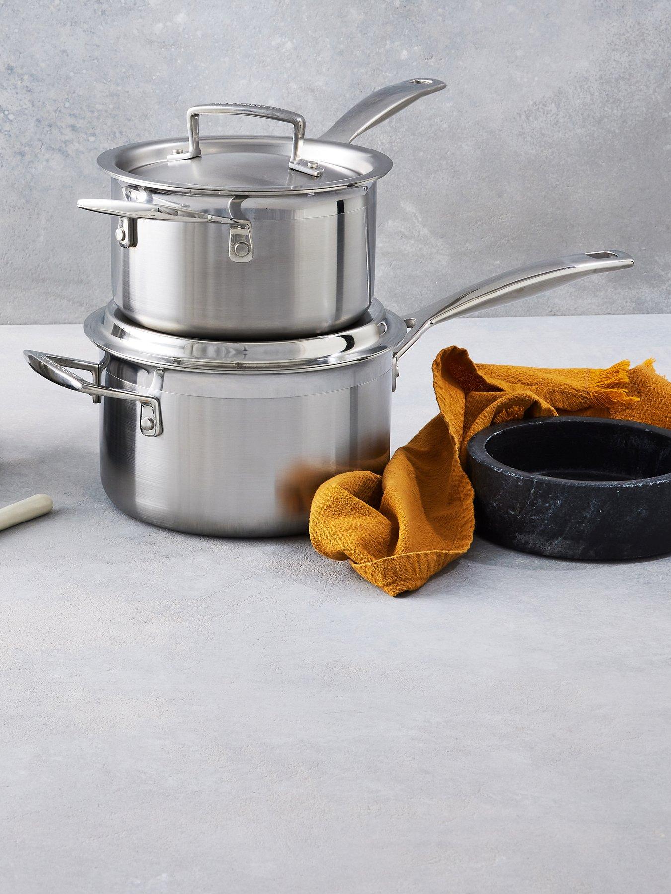 Le Creuset Classic 3-ply Stainless Steel Saucepan 20cm