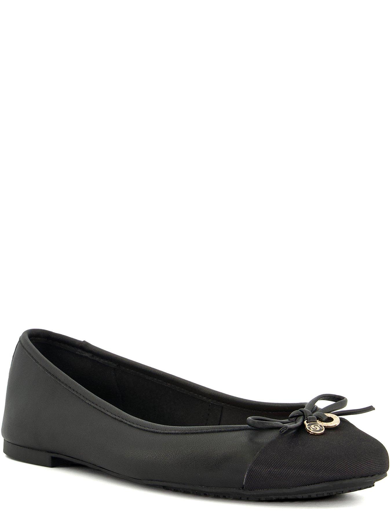 Dune black deals flat shoes