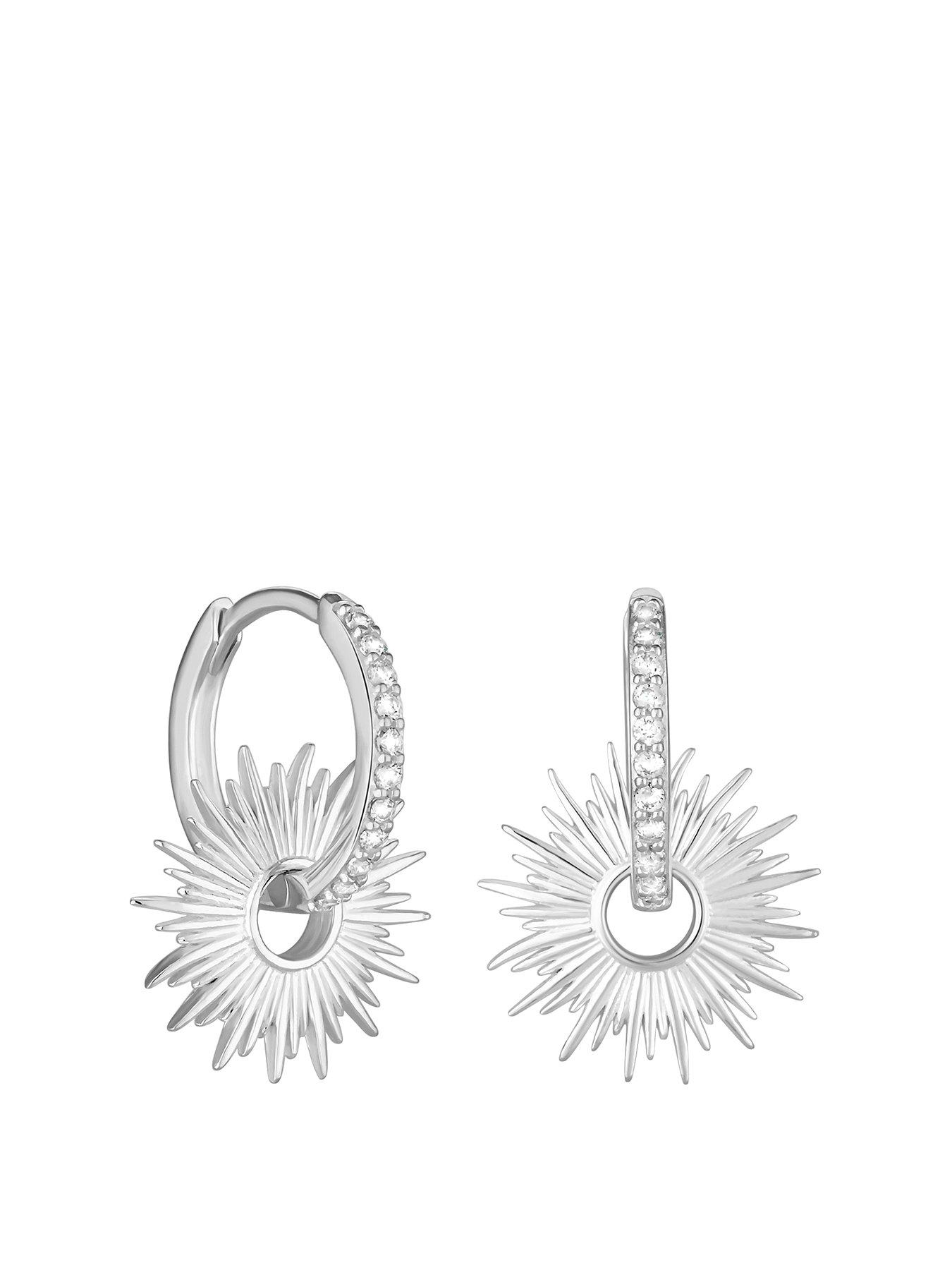 simply-silver-simply-silver-sterling-silver-925-starburst-charm-earrings