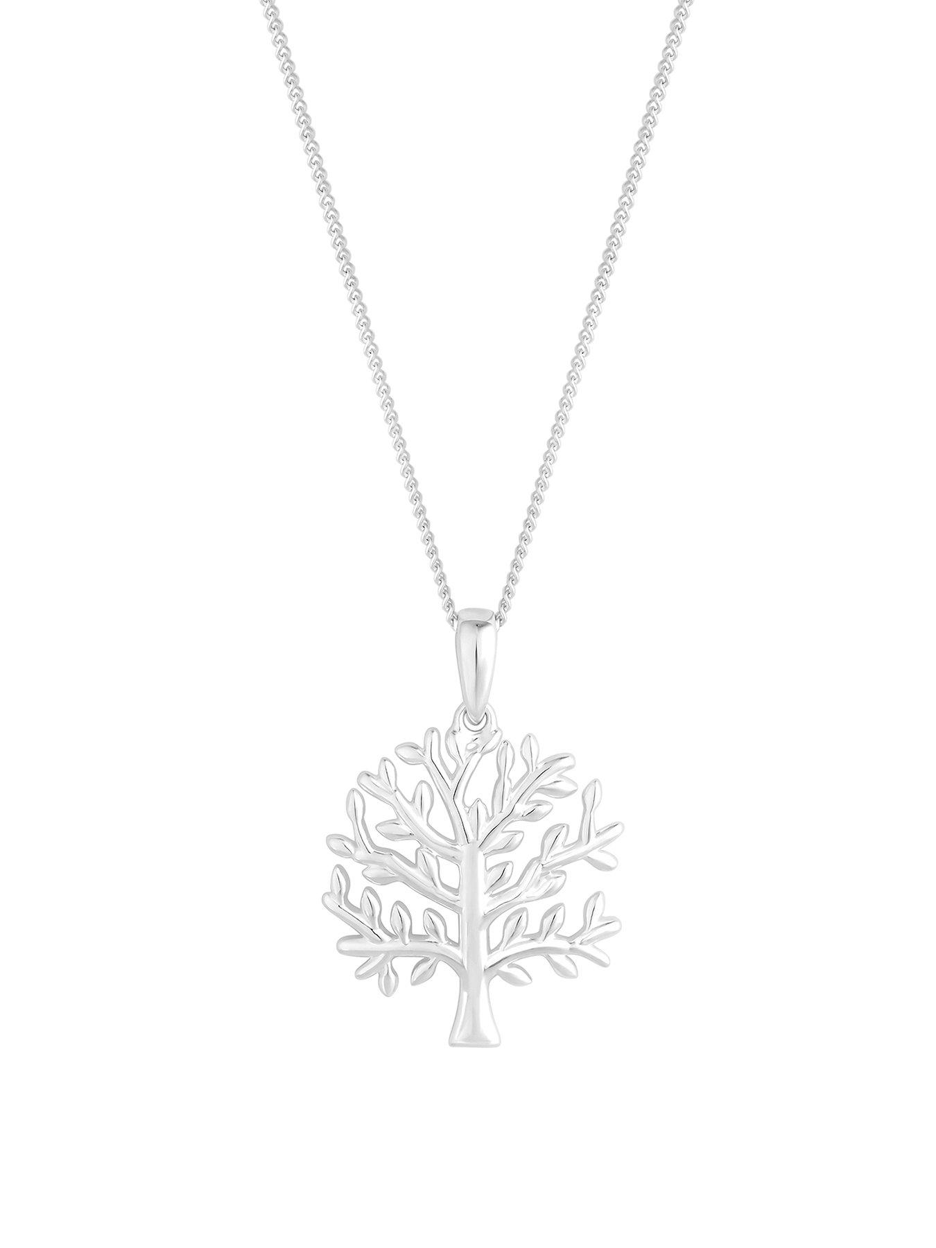 simply-silver-simply-silver-sterling-silver-925-tree-of-love-pendant-necklace