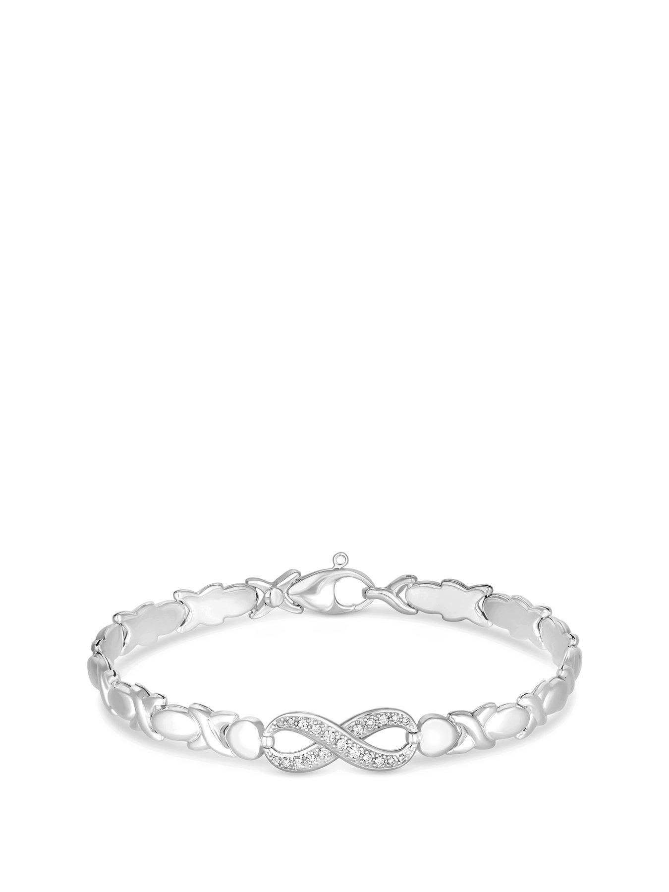 simply-silver-simply-silver-sterling-silver-925-infinity-kiss-bracelet