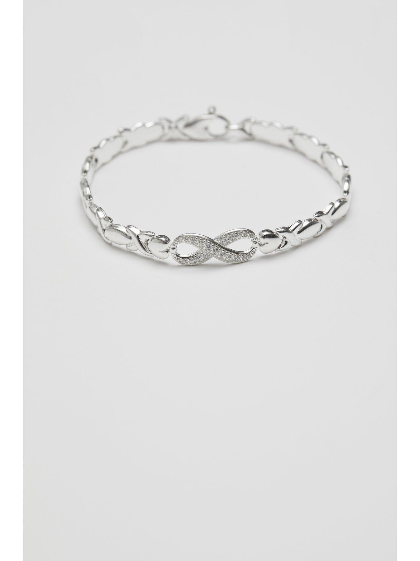 simply-silver-simply-silver-sterling-silver-925-infinity-kiss-braceletback