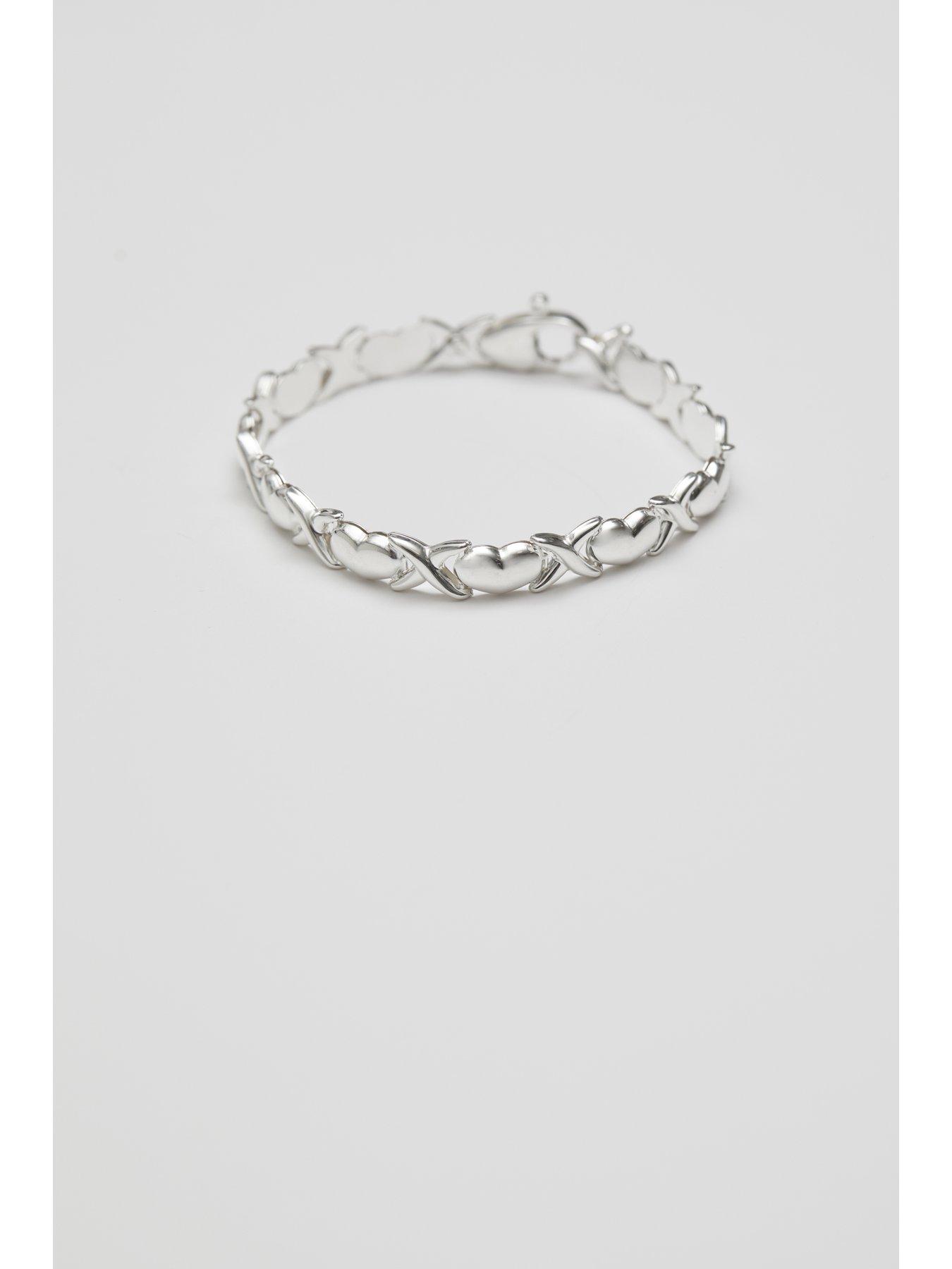 simply-silver-simply-silver-sterling-silver-925-heart-kiss-braceletback