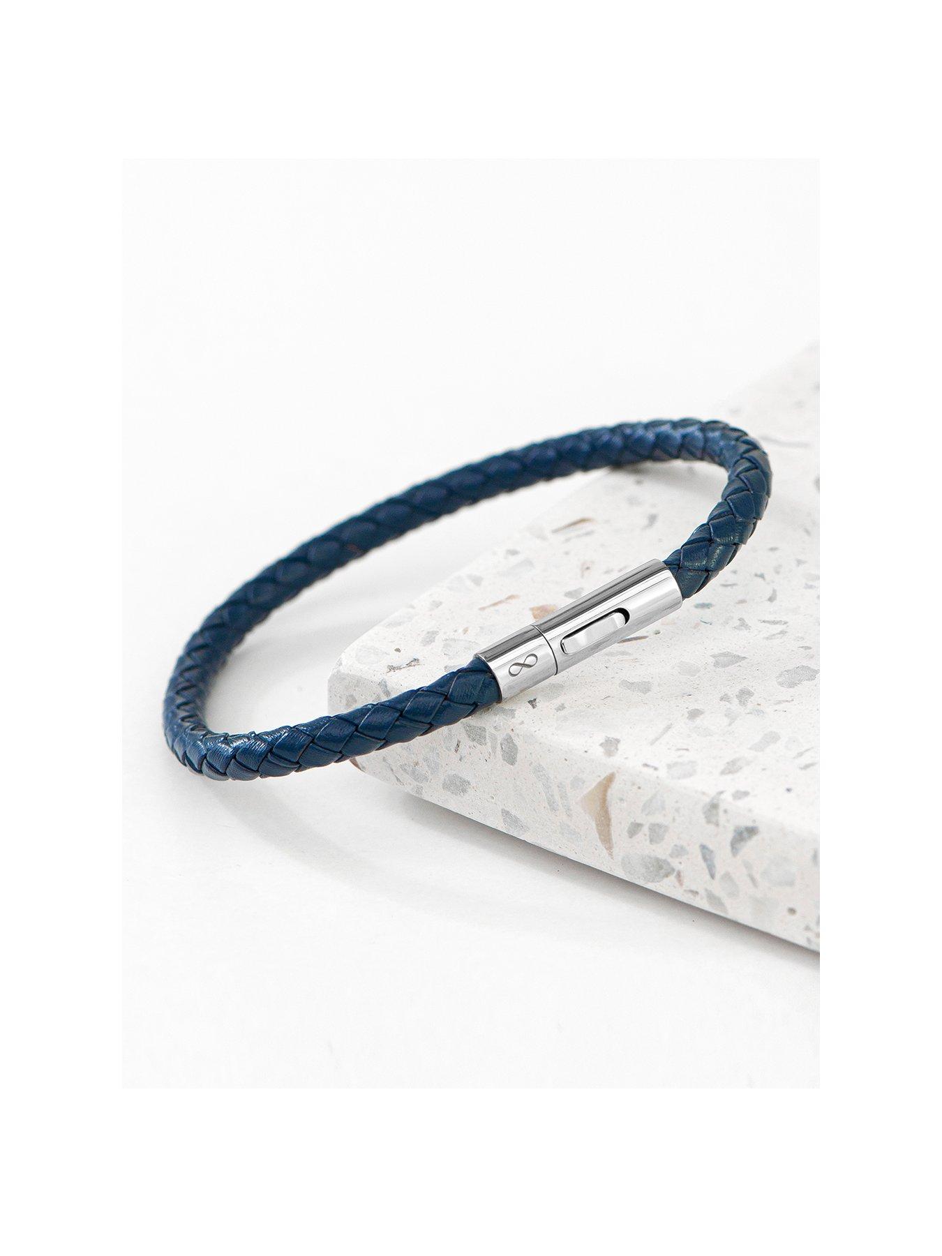 treat-republic-personalised-mens-infinity-capsule-leather-bracelet-teal