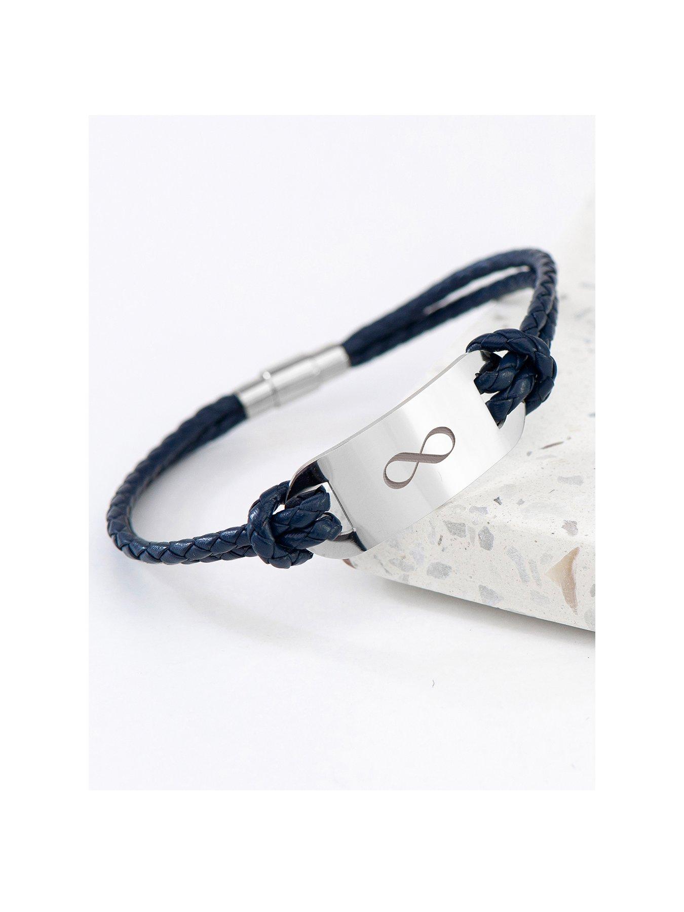 treat-republic-personalised-mens-infinity-statement-leather-bracelet-teal