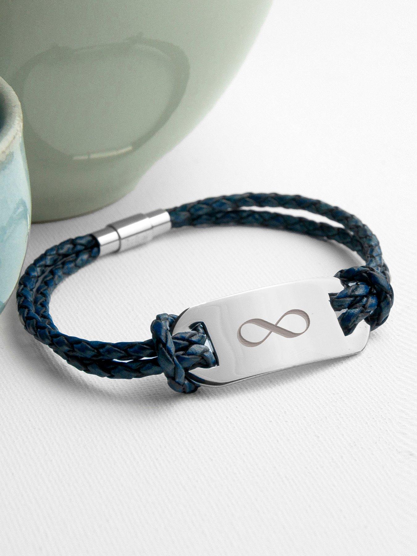 treat-republic-personalised-mens-infinity-statement-leather-bracelet-tealback