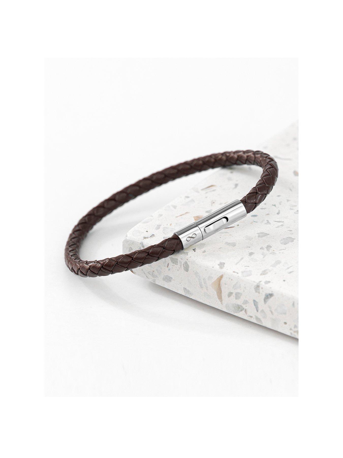 treat-republic-personalised-mens-infinity-capsule-leather-bracelet-brown