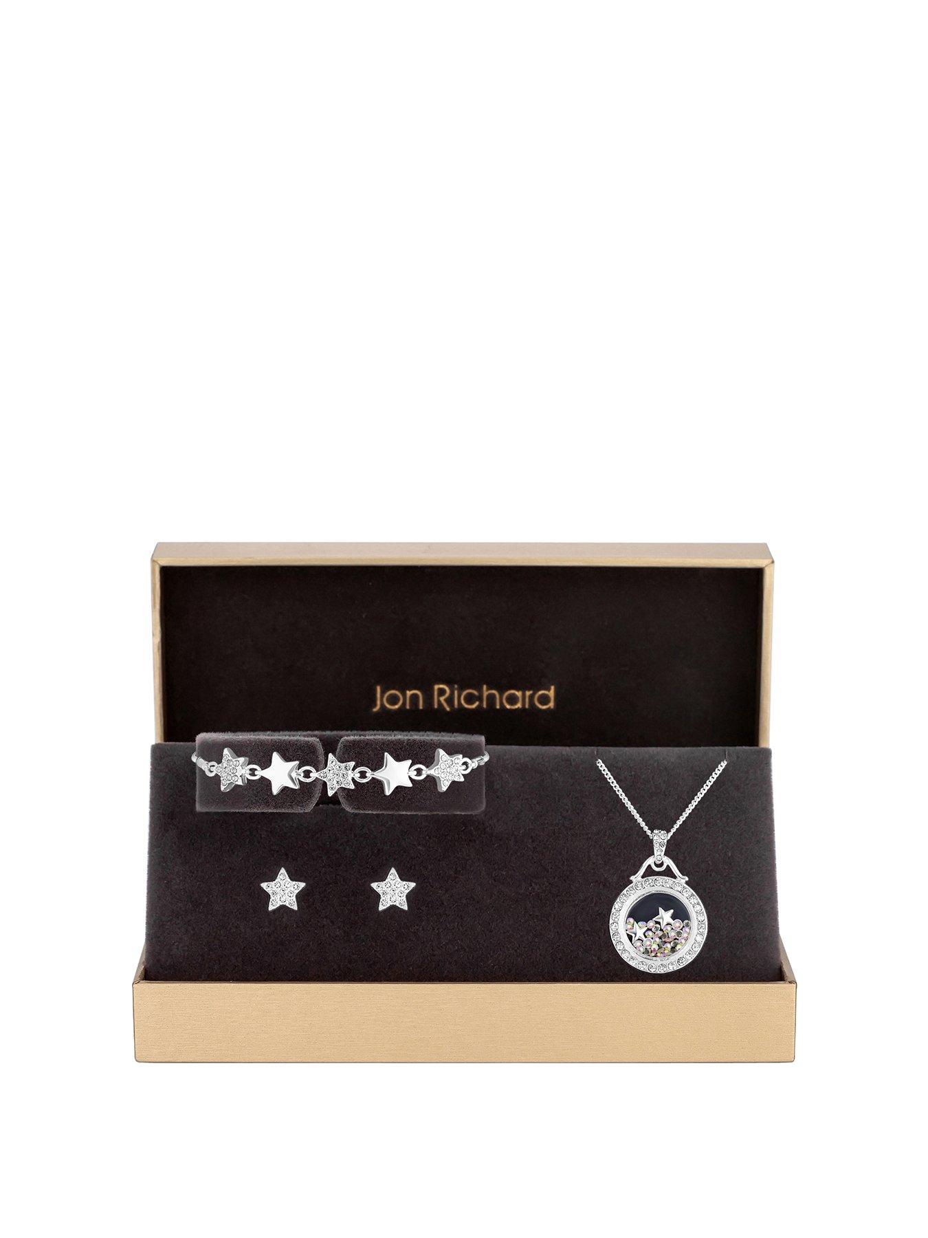 Lipsy Tri Tone Bar 2 Pack Toggle Bracelet - Gift Boxed - Jewellery from Jon  Richard UK